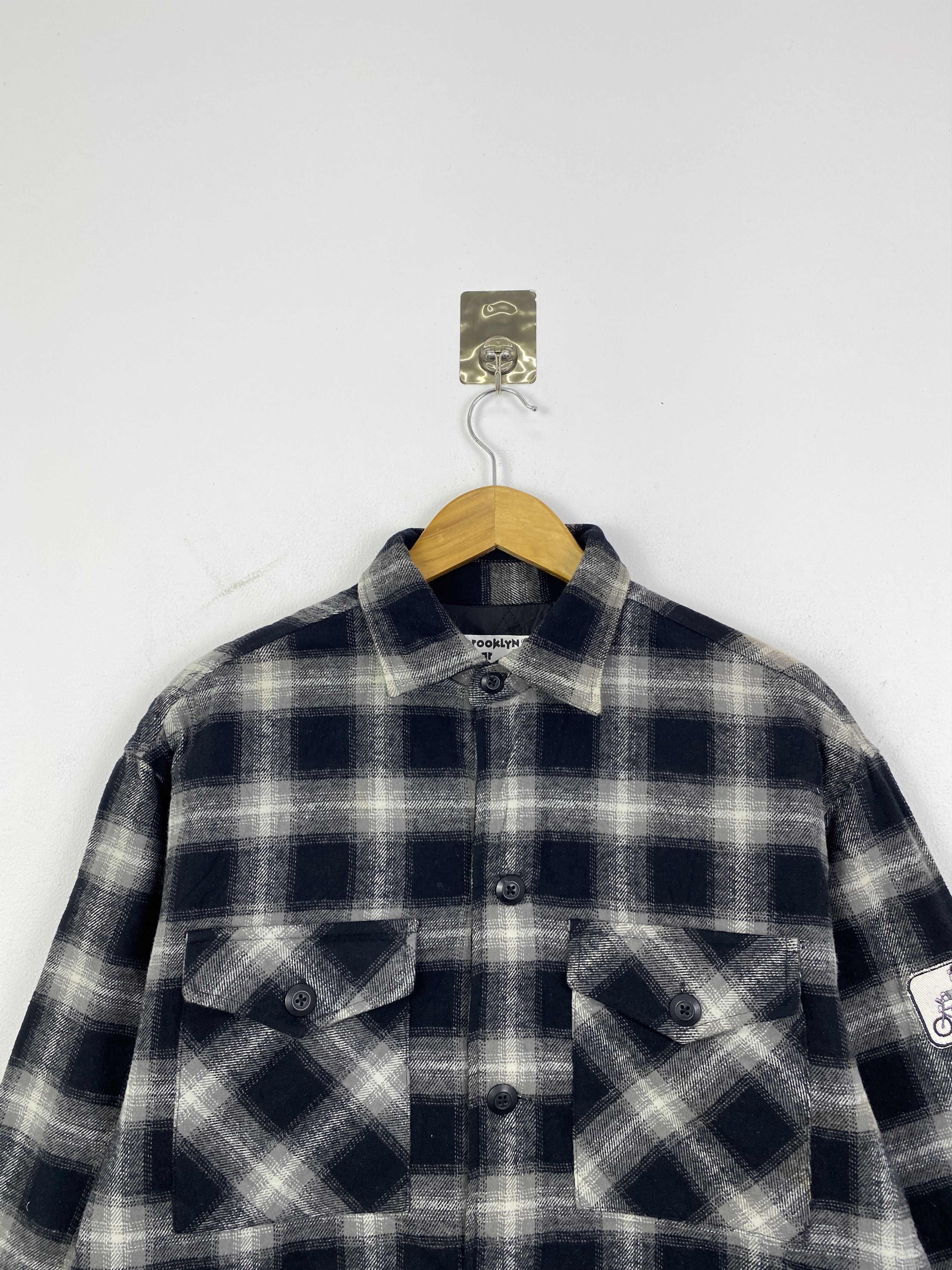 Brooklyn Clothing Vintage Brooklyn Bear Plaid Flannel Shirt Jacket JA0201 Size US M / EU 48-50 / 2 - 3 Thumbnail
