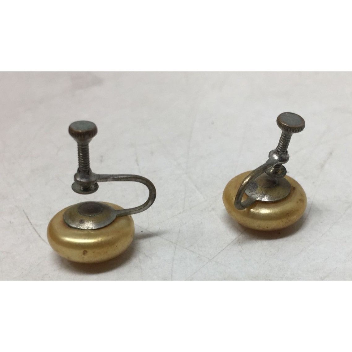 Other Women's Vintage Silver and Gold Tone Screw Back Earrings Size ONE SIZE - 3 Thumbnail