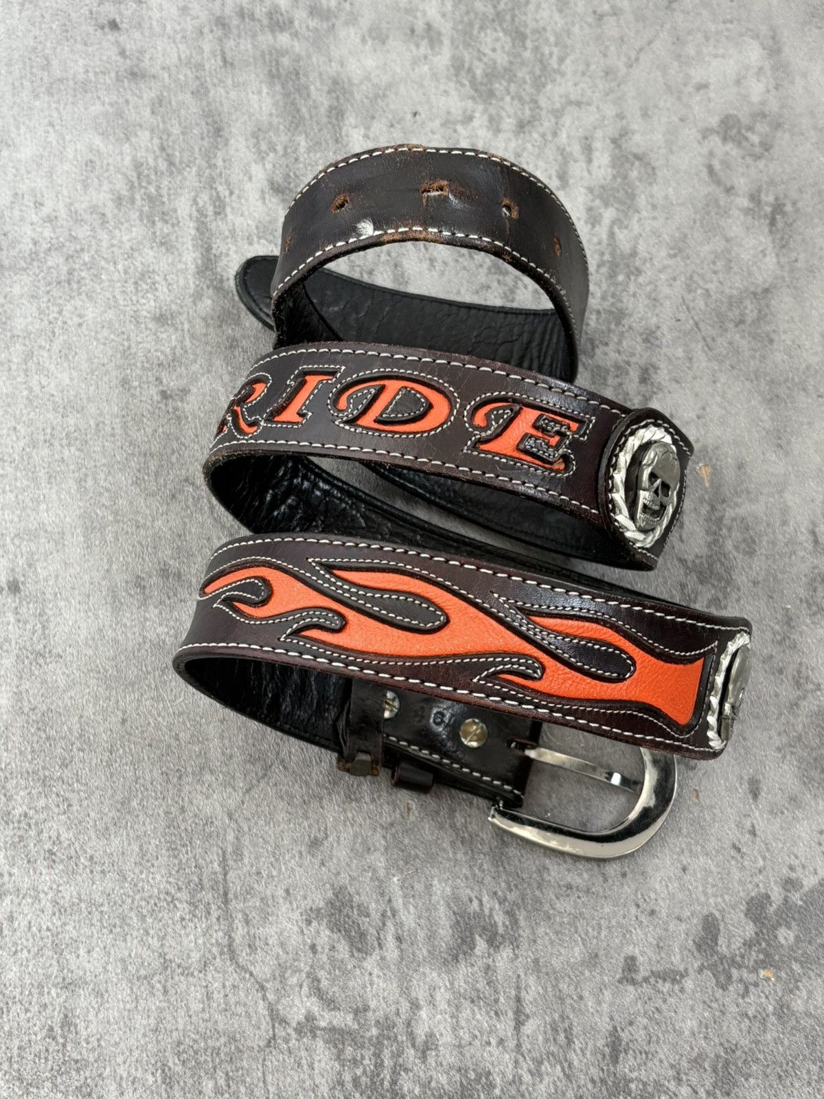 Other Ed Hardy Men's Live To Ride Reversible Belt Size ONE SIZE - 2 Thumbnail