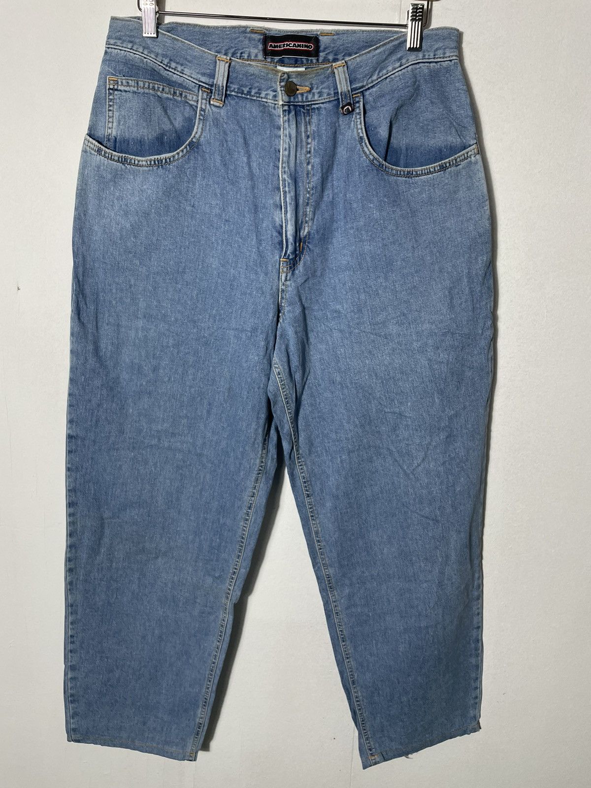 Japanese Brand Vintage Americanino by Edwin Baggy Hip Hop Jeans Size US 33 - 2 Thumbnail