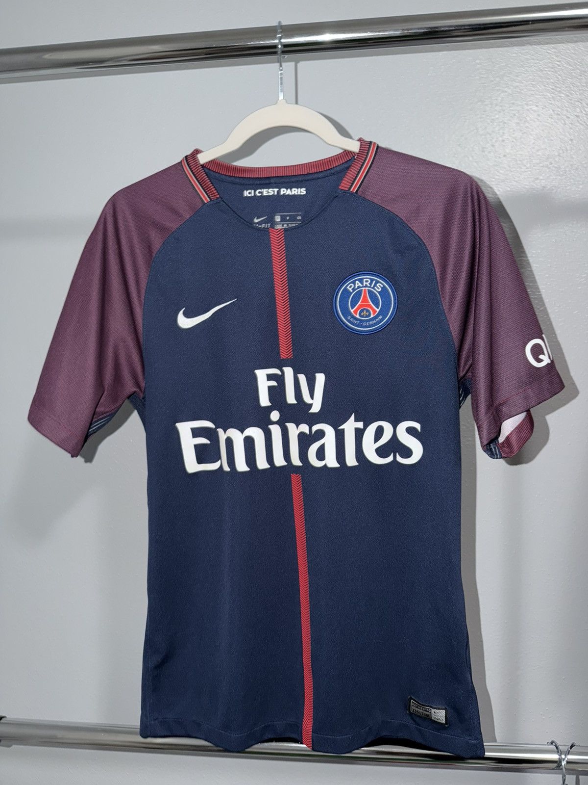 Nike Nike Neymar PSG Debut Jersey Size US S / EU 44-46 / 1 - 1 Thumbnail