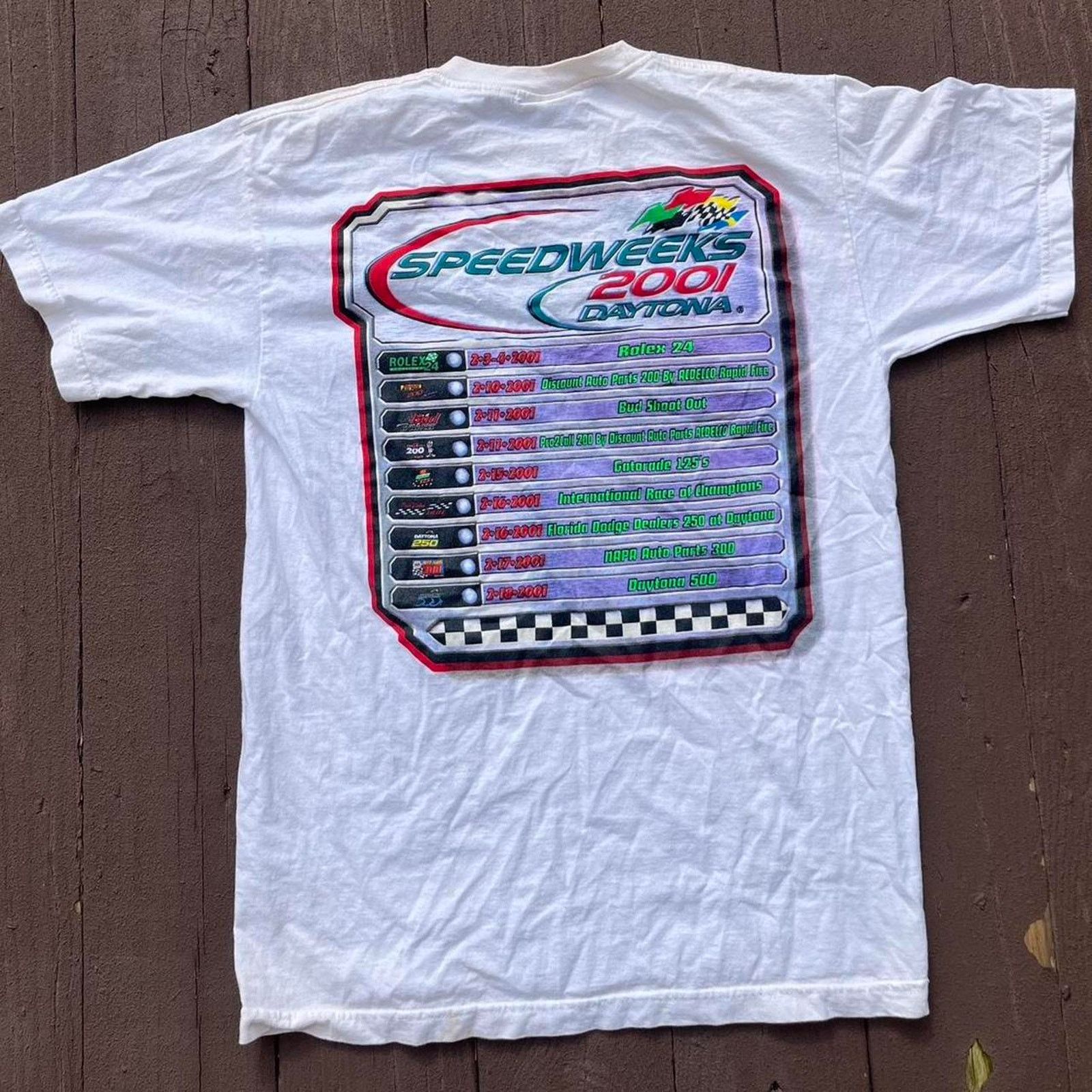 NASCAR Vintage Nascar 2001 Daytona Shirt Size US L / EU 52-54 / 3 - 5 Thumbnail