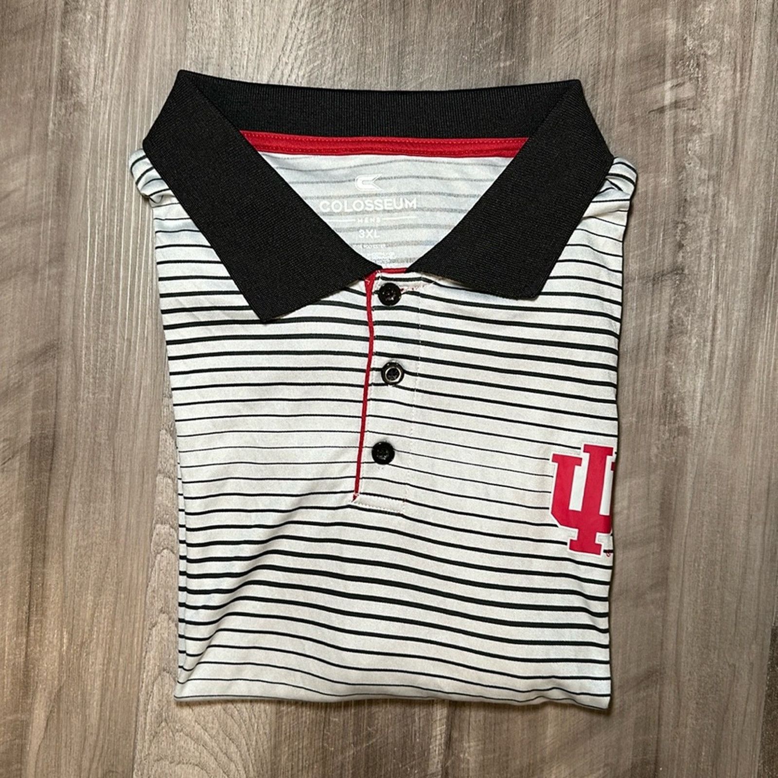 Colosseum Athletics Indiana Hoosiers Colosseum Polo - 3XL Size US XXL / EU 58 / 5 - 1 Thumbnail