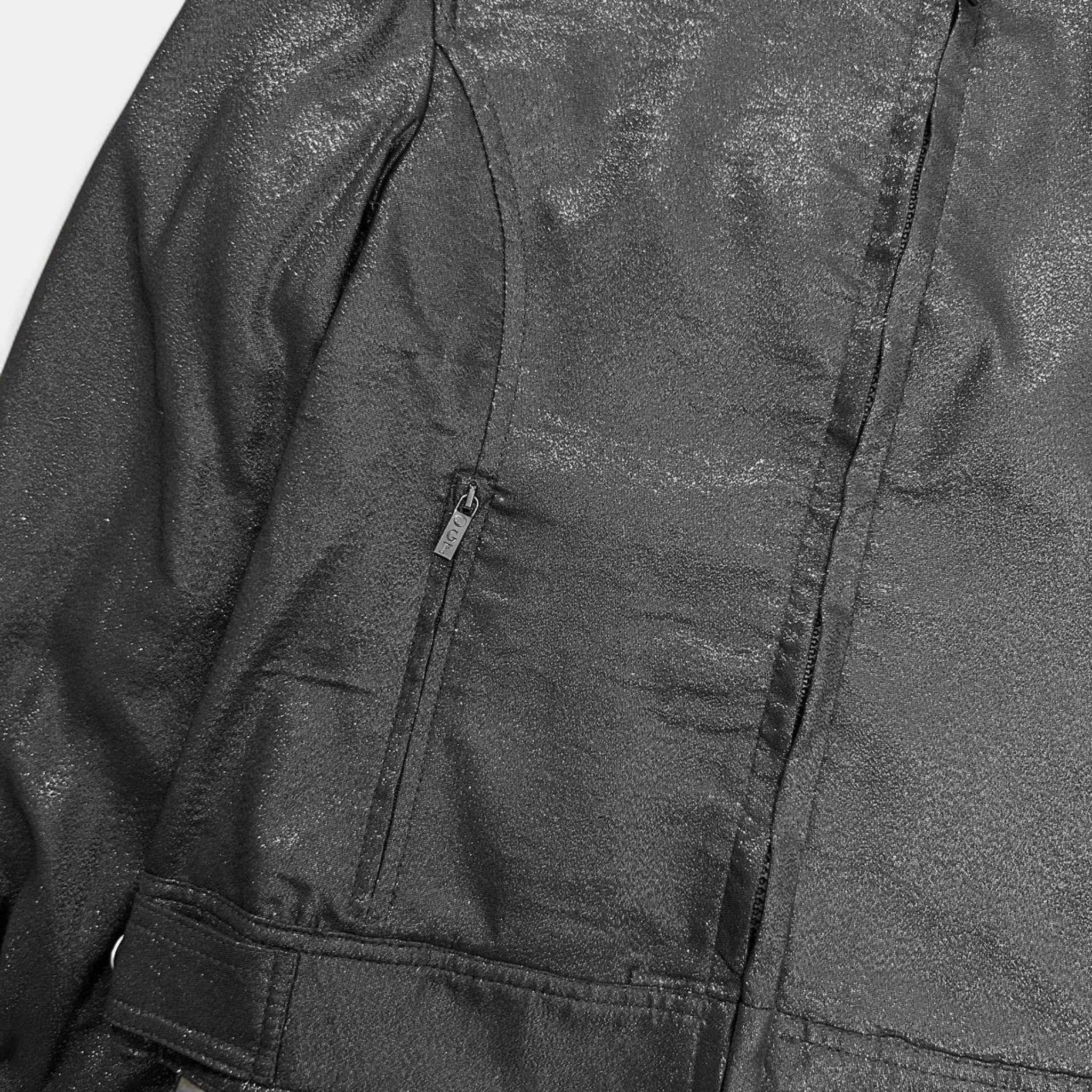 Gianfranco Ferre Gianfranco Ferré Black Glitter Jacket Size US M / EU 48-50 / 2 - 4 Thumbnail