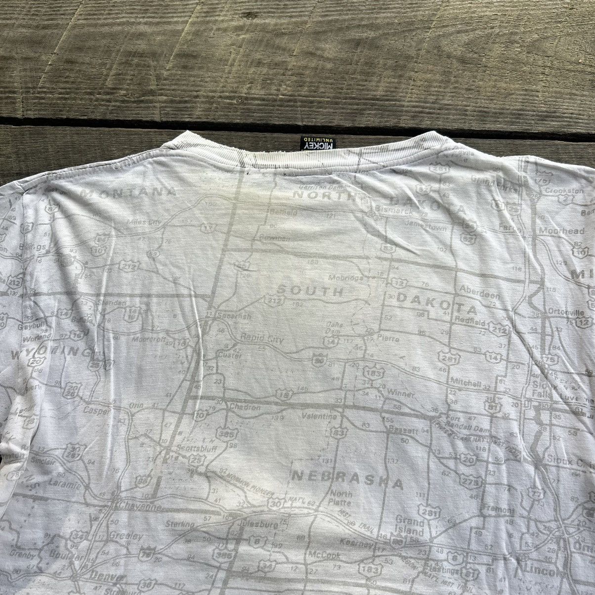 Disney Vintage Disney Mickey Mouse Motorcycle AOP Distressed Shirt Size US L / EU 52-54 / 3 - 6 Thumbnail