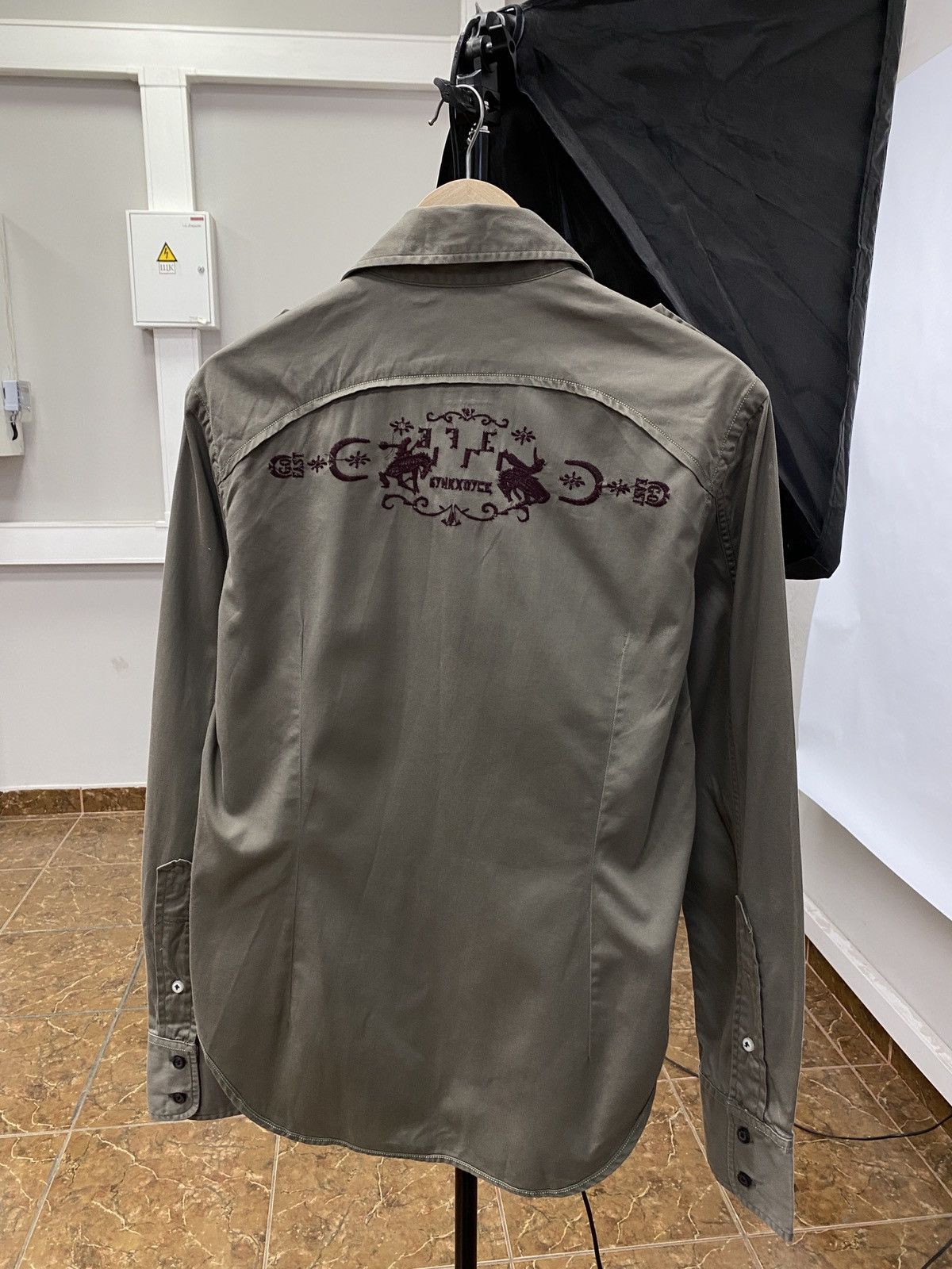 Diesel 🇺🇸 Vintage Y2K Diesel Western Shirt Retro Hype Navajo Rare Size US L / EU 52-54 / 3 - 2 Thumbnail