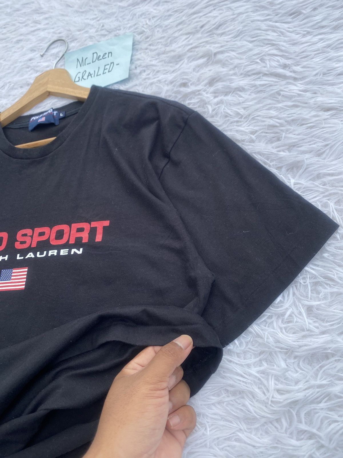 Polo Ralph Lauren Rare Vintage Polo Sport Ralph Lauren Spellout Tshirt Size US L / EU 52-54 / 3 - 12 Thumbnail