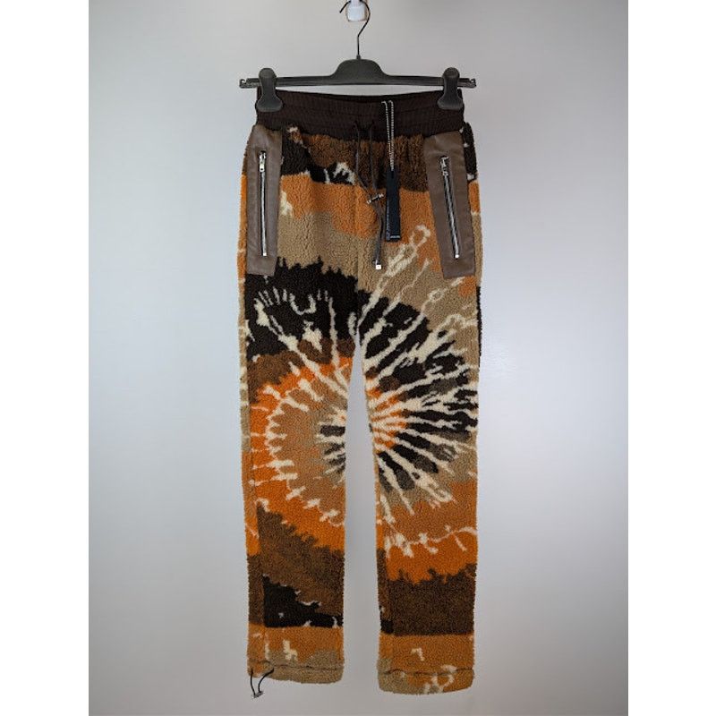 Amiri o1rshd1 Tie Dye Track Pant in Orange / Black Size US 30 / EU 46 - 1 Thumbnail