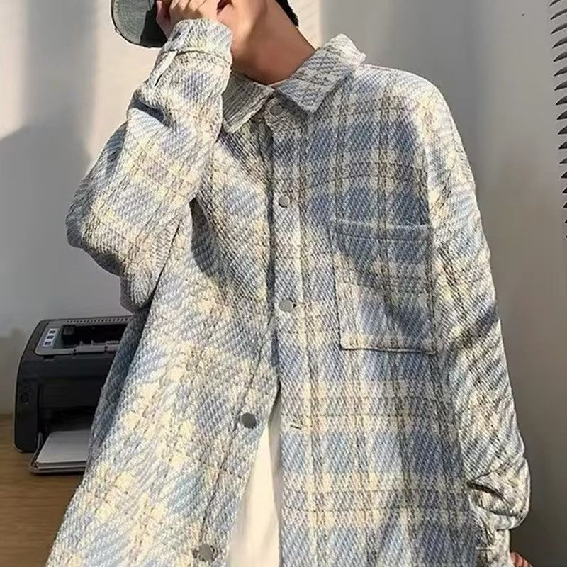 Japanese Brand Vintage Plaid Printed Long Sleeve Buttoned Size US XL / EU 56 / 4 - 3 Thumbnail