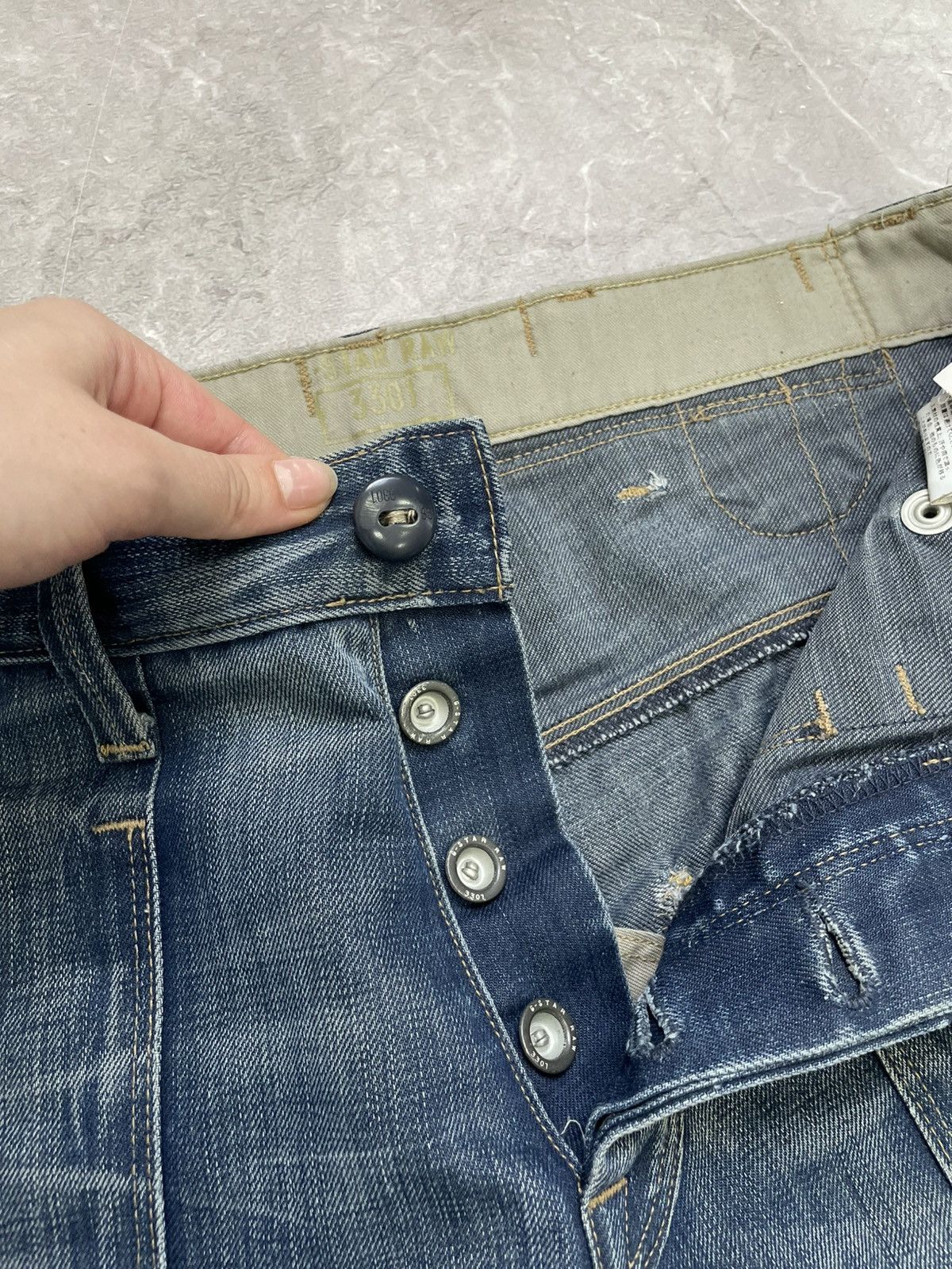 G-Star Junya watanbe style g star raw baggy jeans pants y2k Size US 32 / EU 48 - 6 Thumbnail