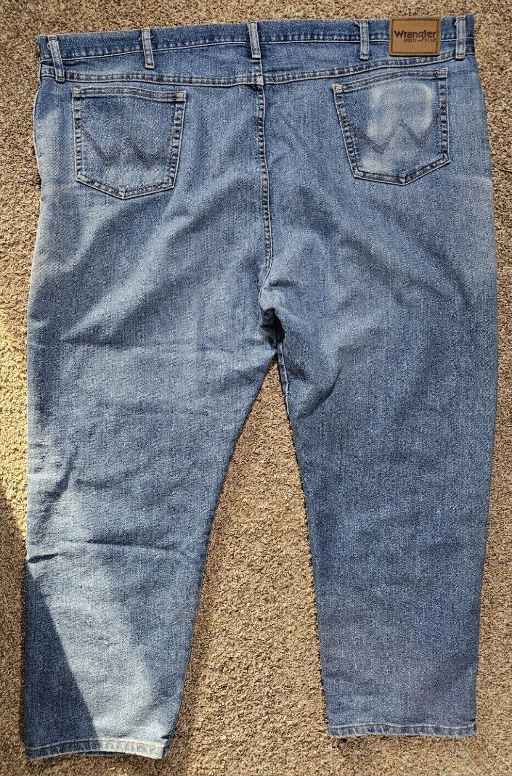 Wrangler Wrangler Rugged Wear Denim Men's 52x30 Light Wash Size US 44 / EU 60 - 5 Thumbnail