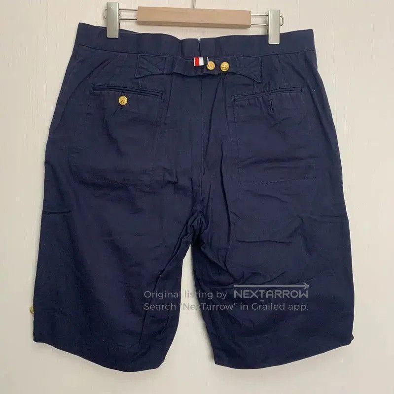 Thom Browne Thom Browne Men's Navy Cotton Shorts . Size US 34 / EU 50 - 2 Thumbnail