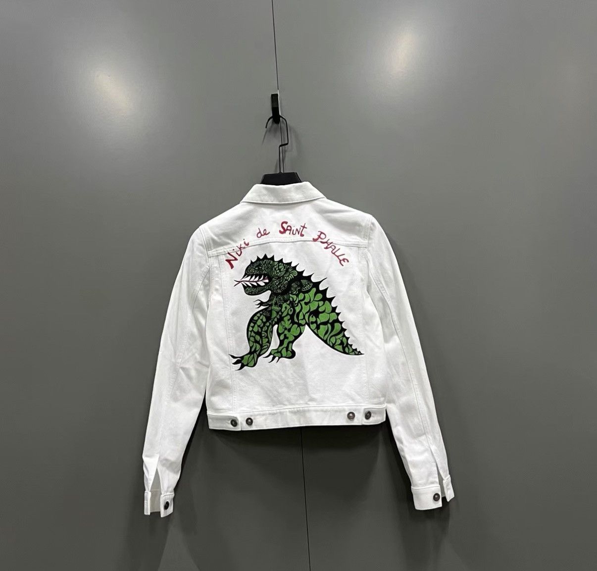 Dior Dior Dragon Pattern Printed Denim Jacket J41 Size XS / US 0-2 / IT 36-38 - 2 Thumbnail