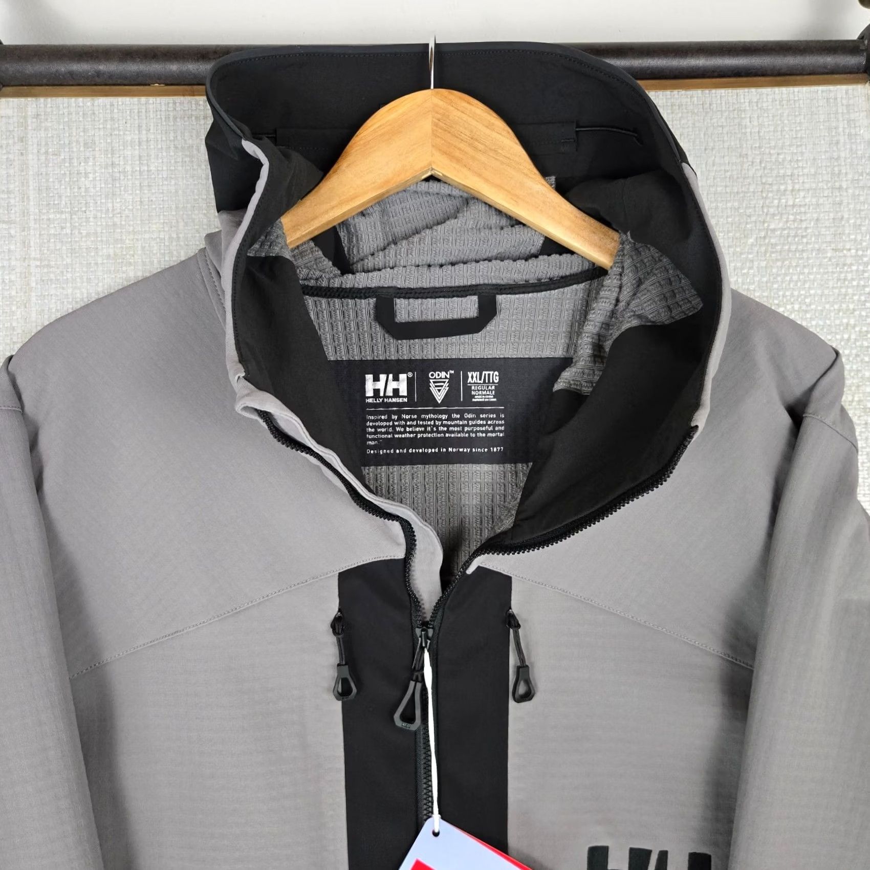 Helly Hansen Helly Hansen Jacket Mens 2XL Hooded Softshell RECCO Grid Fleece Lined Black Winter Ski Jacket Size US XXL / EU 58 / 5 - 6 Thumbnail