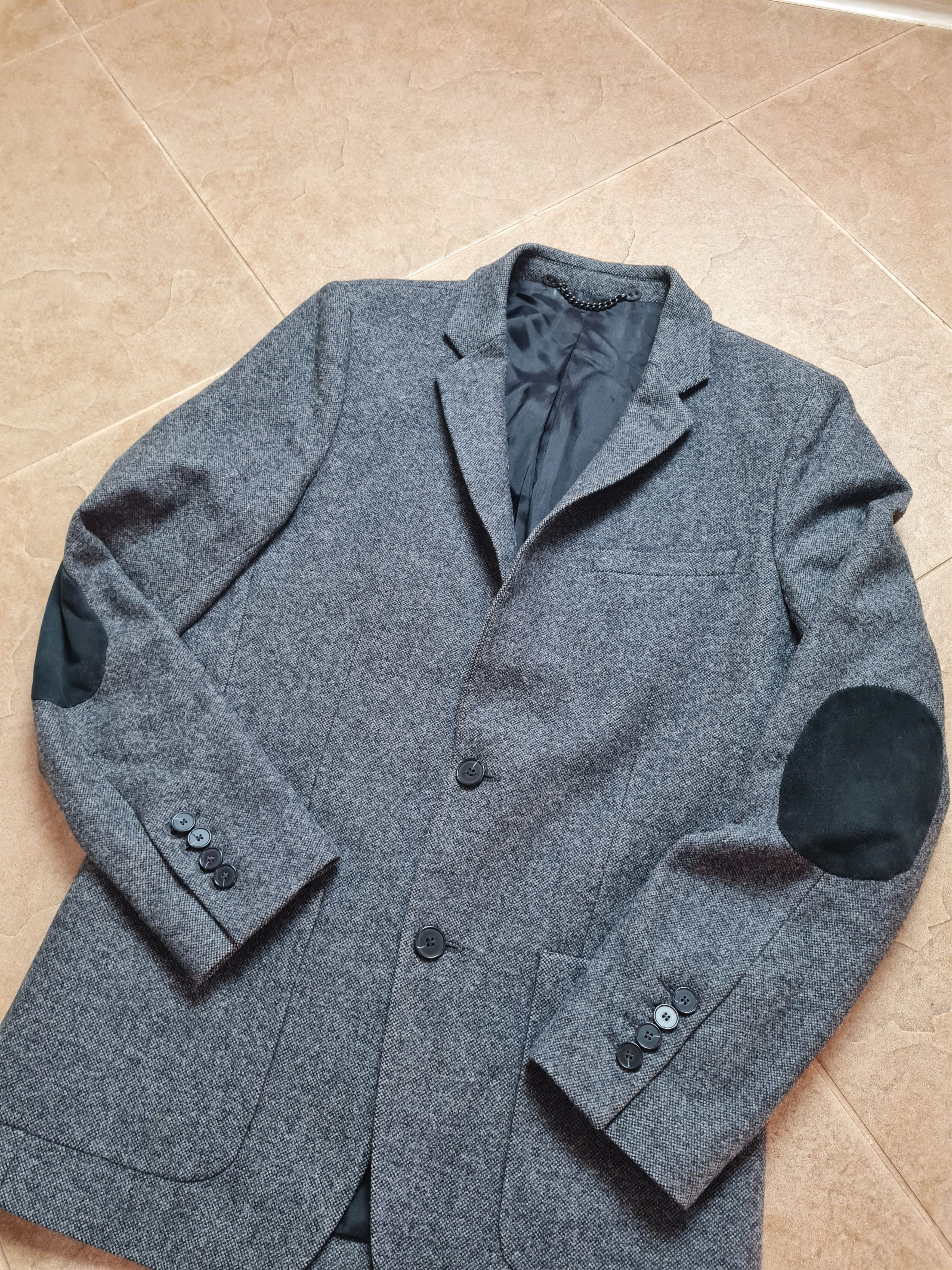 Sandro Jacket Sandro Paris Belted Blazer in Grey Wool Size 46 Size US S / EU 44-46 / 1 - 11 Thumbnail