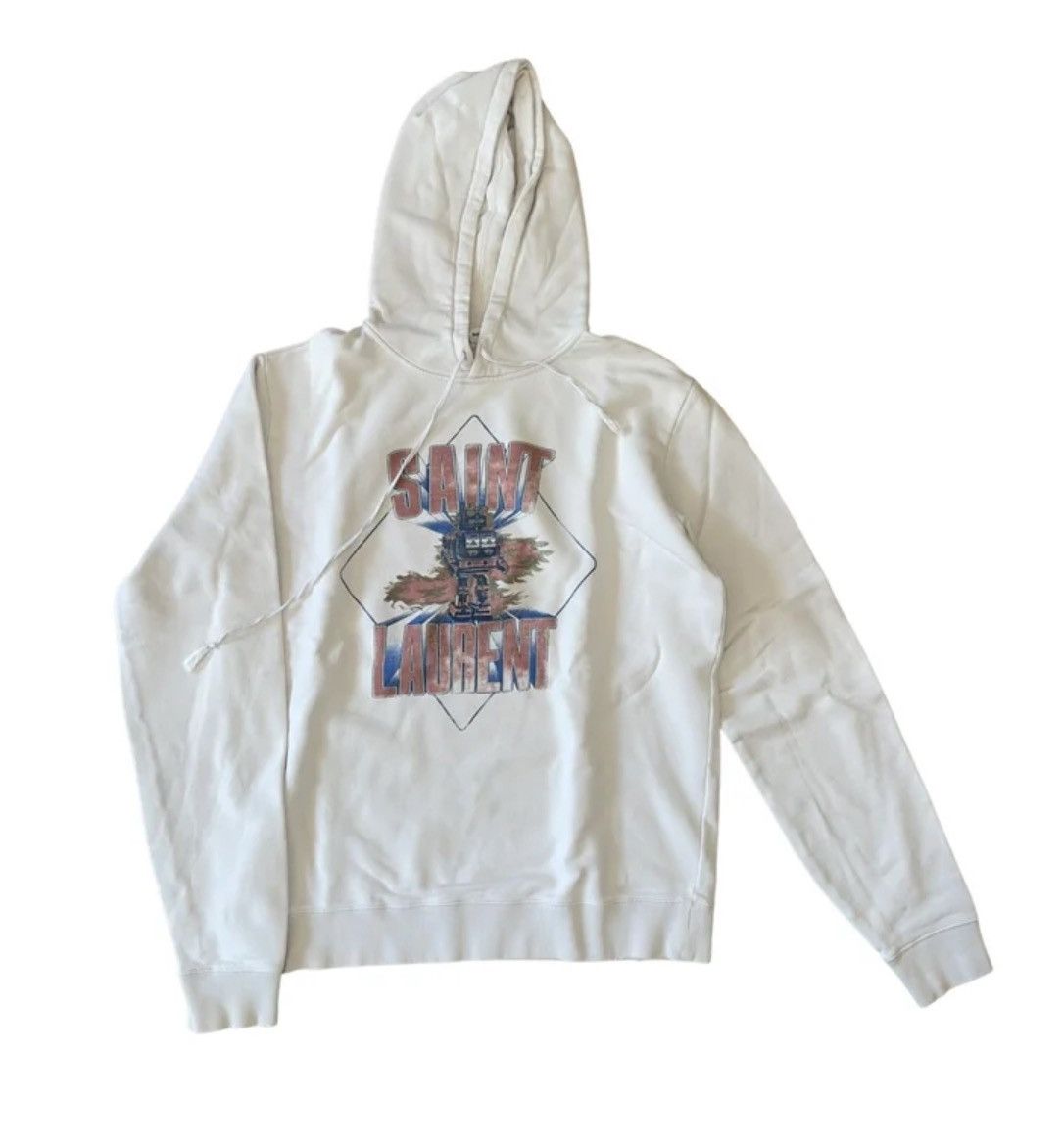 Yves Saint Laurent Yves Saint Laurent Robot Destroy Graphic Hoodie. Size L. Size US L / EU 52-54 / 3 - 2 Thumbnail
