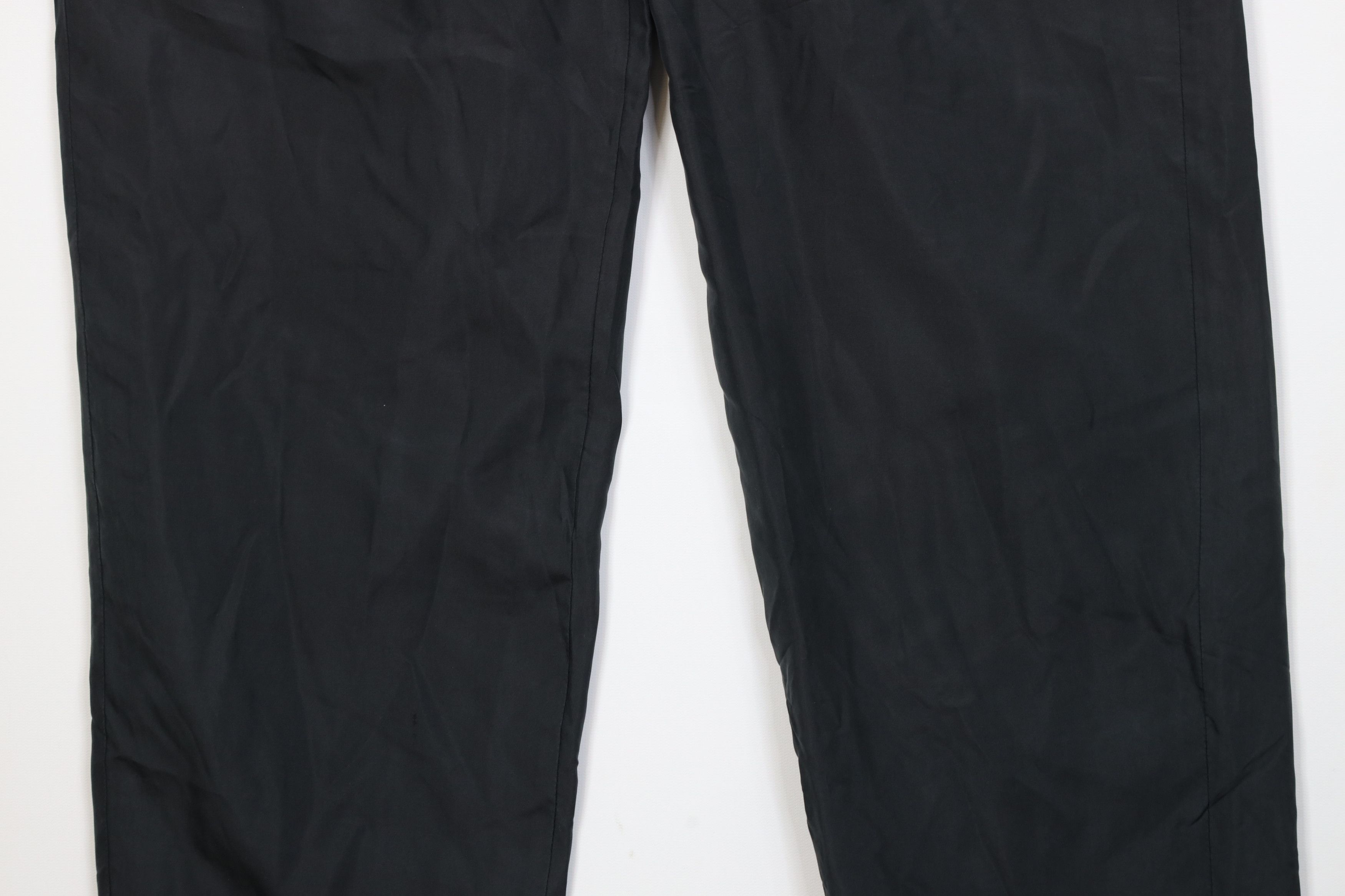 Vintage Vintage 90s Streetwear Blank Lightweight Silk Pants Black Size US 34 / EU 50 - 3 Thumbnail