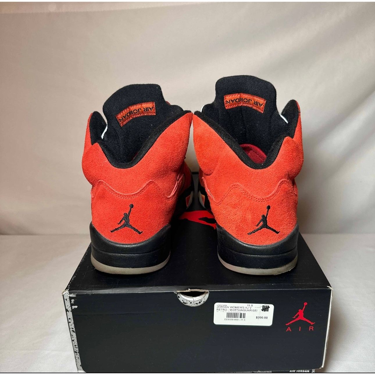 Jordan Brand × Nike Size 11.5 Wmns Air Jordan 5 Retro Dunk on Mars Women's Shoes Size US 11.5 / IT 41.5 - 5 Thumbnail