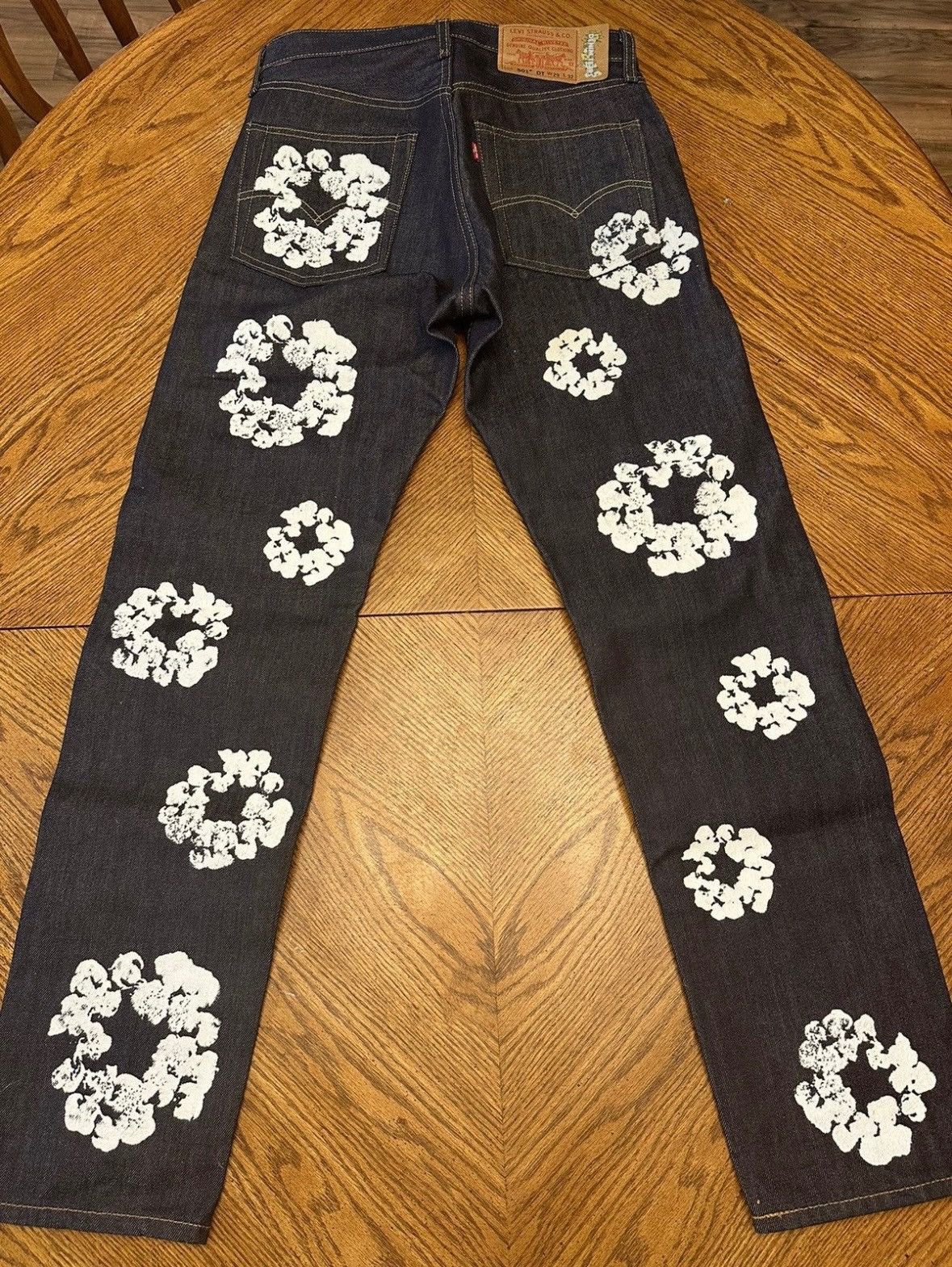 DENIM TEARS Levi’s x Denim Tears raw indigo selvedge Size US 29 - 2 Thumbnail