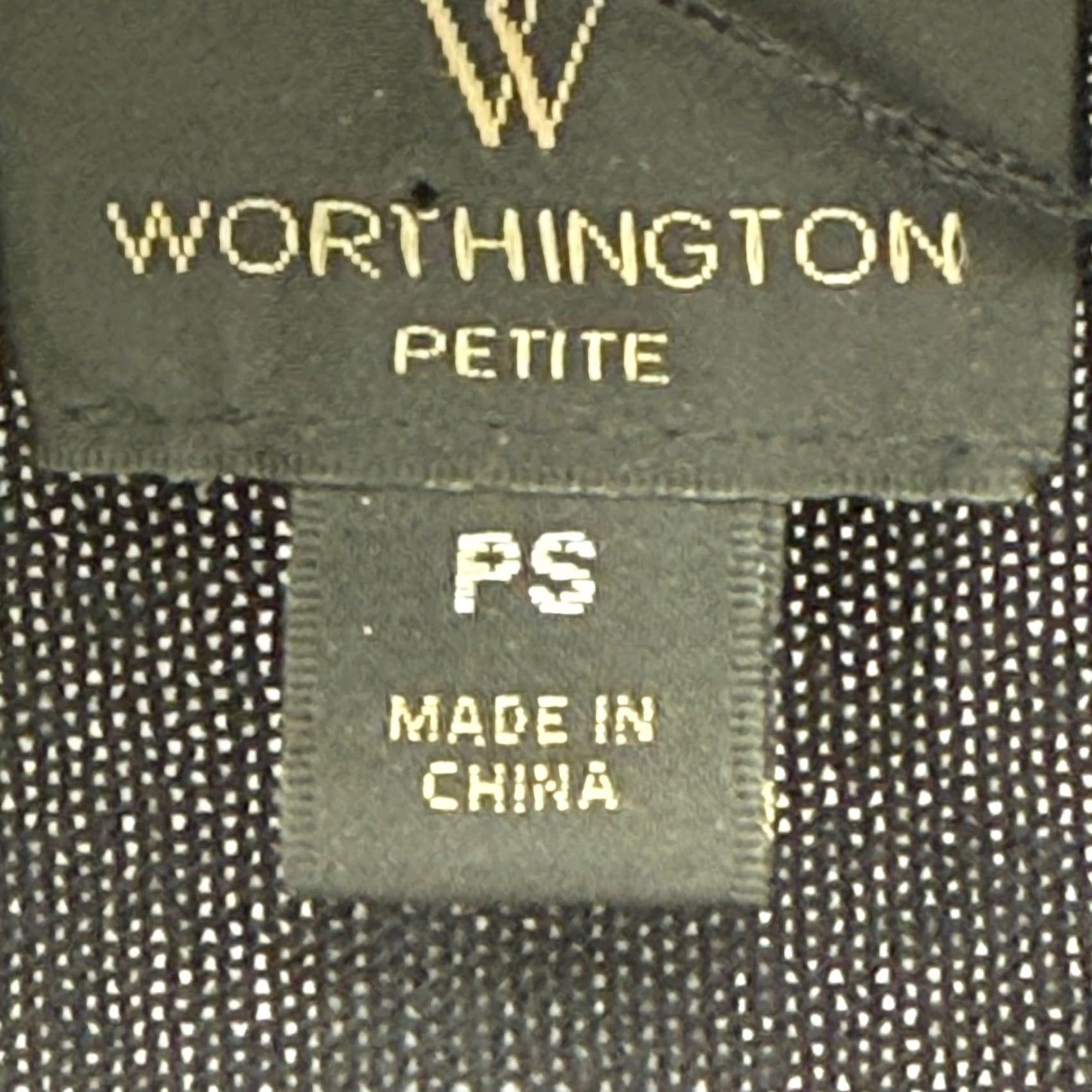 Worthington Worthington Cardigan Sweater Open Front Knit Black Petite Women XS-XL Cardigan Womens Black} Size XXS / US 00 / IT 34 - 3 Thumbnail