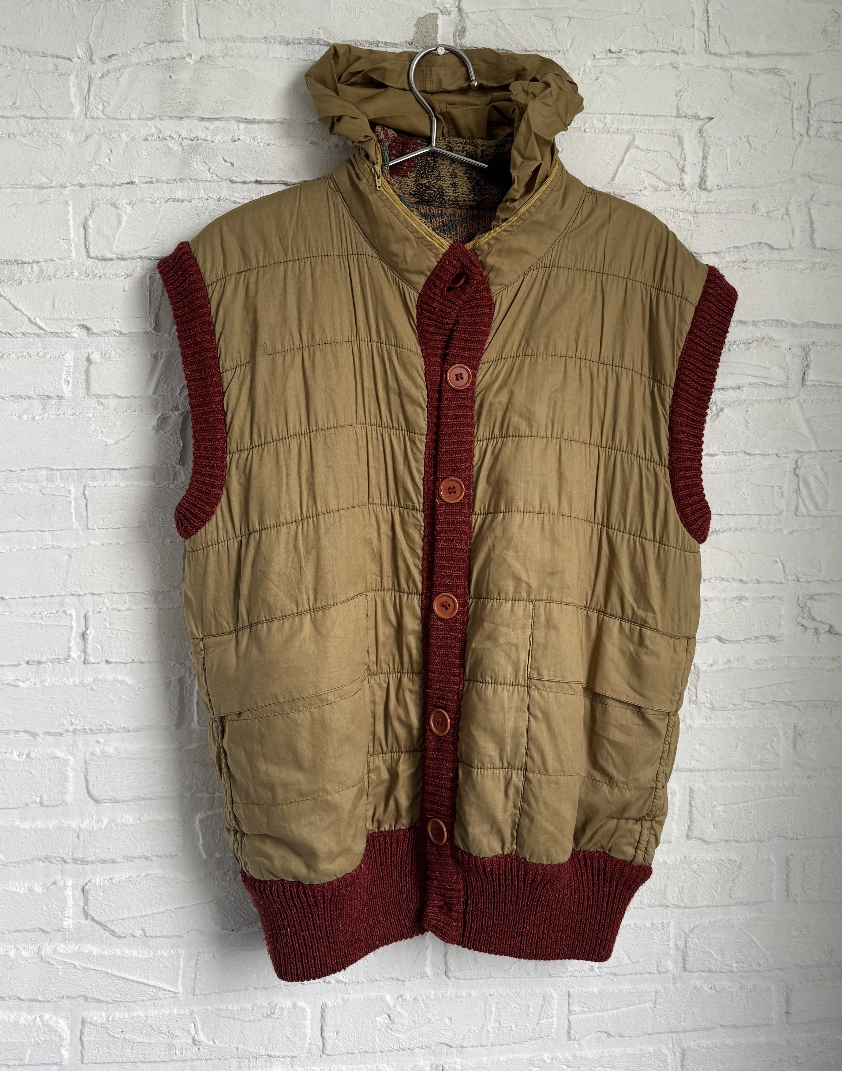 Missoni Vintage Missoni Uomo Reversible Vest Knit & Gilet jacket Size US S / EU 44-46 / 1 - 2 Thumbnail