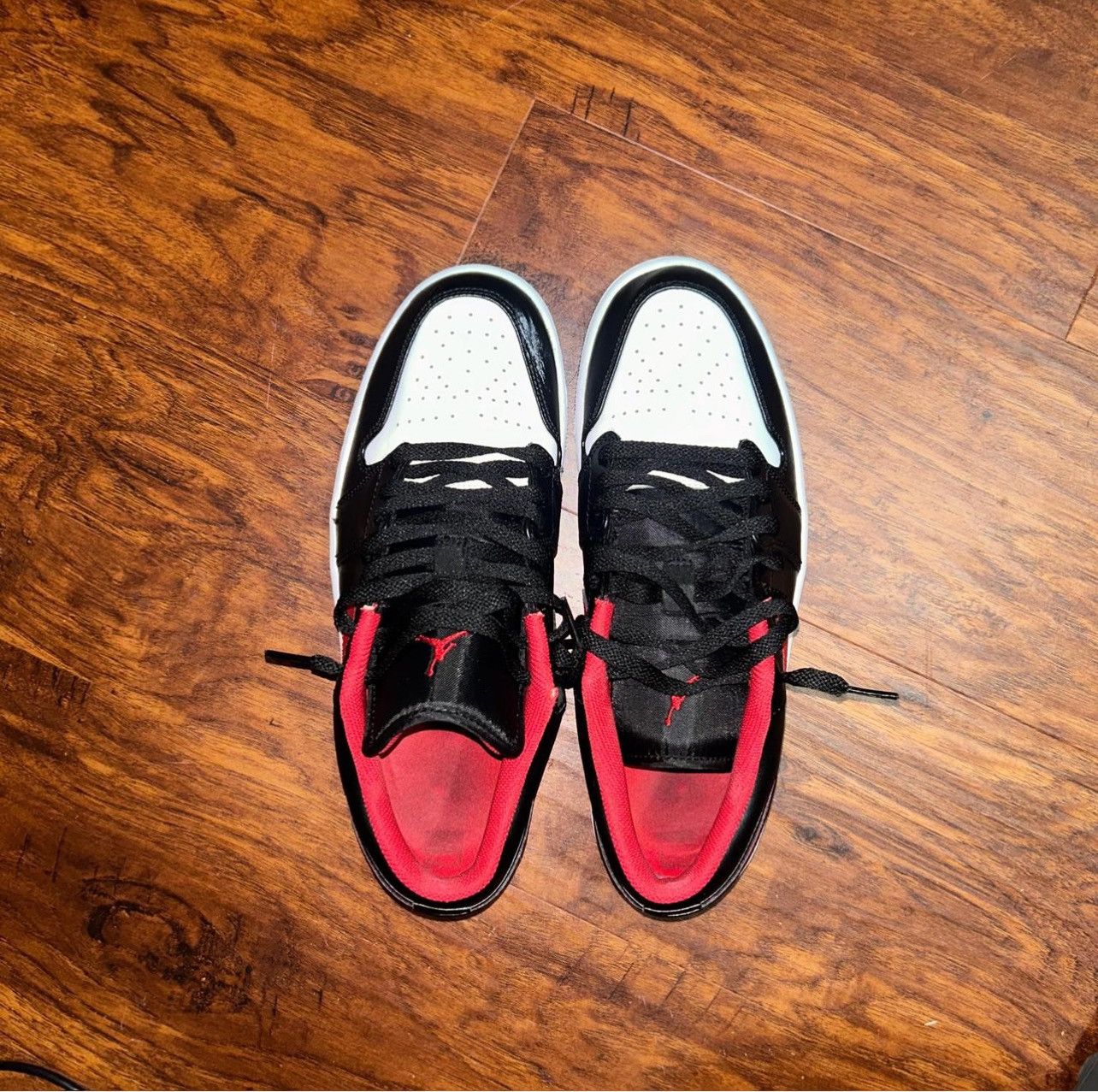 Jordan Brand Red and black Jordan 1 lows! Size US 11 / EU 44 - 5 Thumbnail
