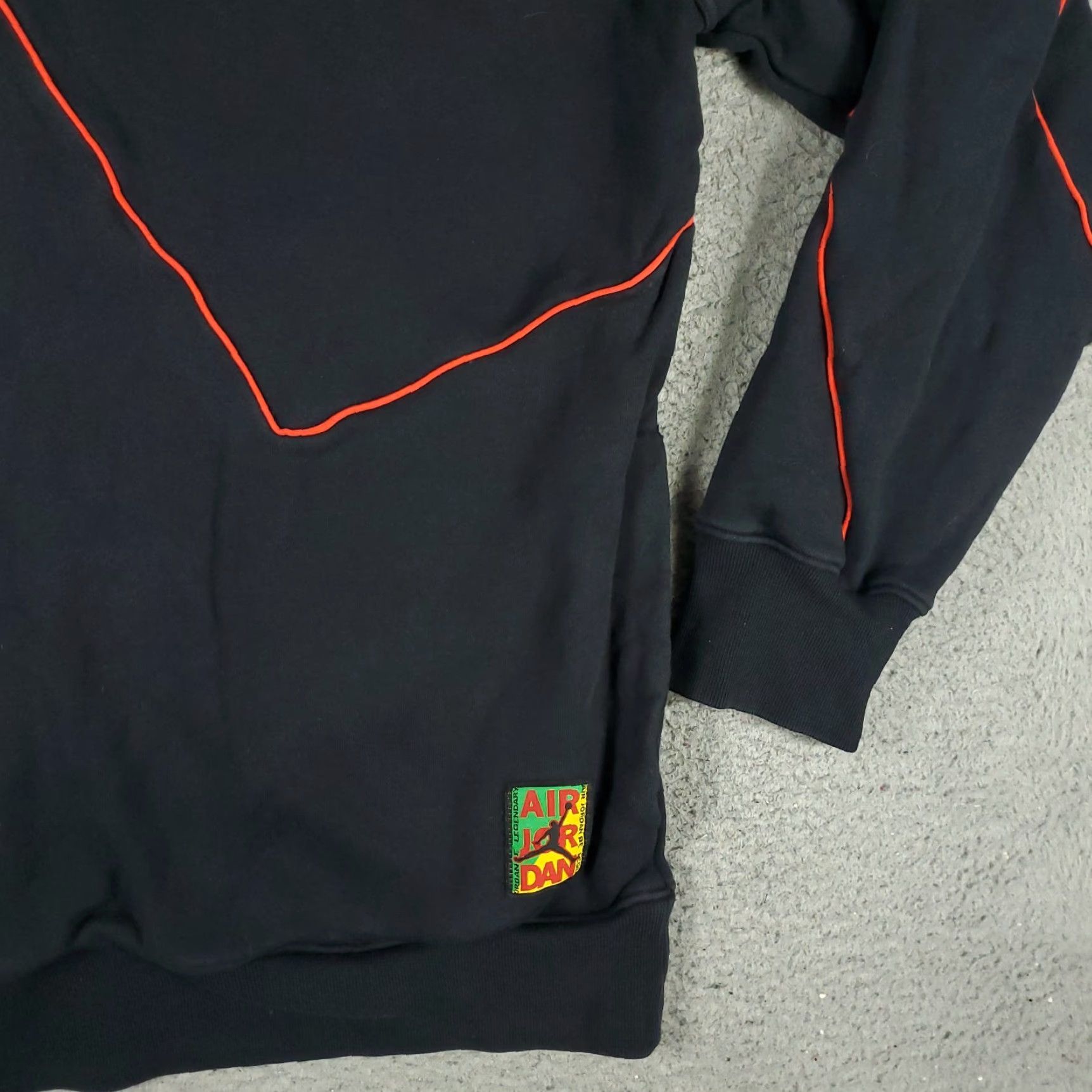 Jordan Brand Jordan Hoodie Mens XL Black Jumpman Full Zip Up Sweatshirt Size US XL / EU 56 / 4 - 4 Thumbnail