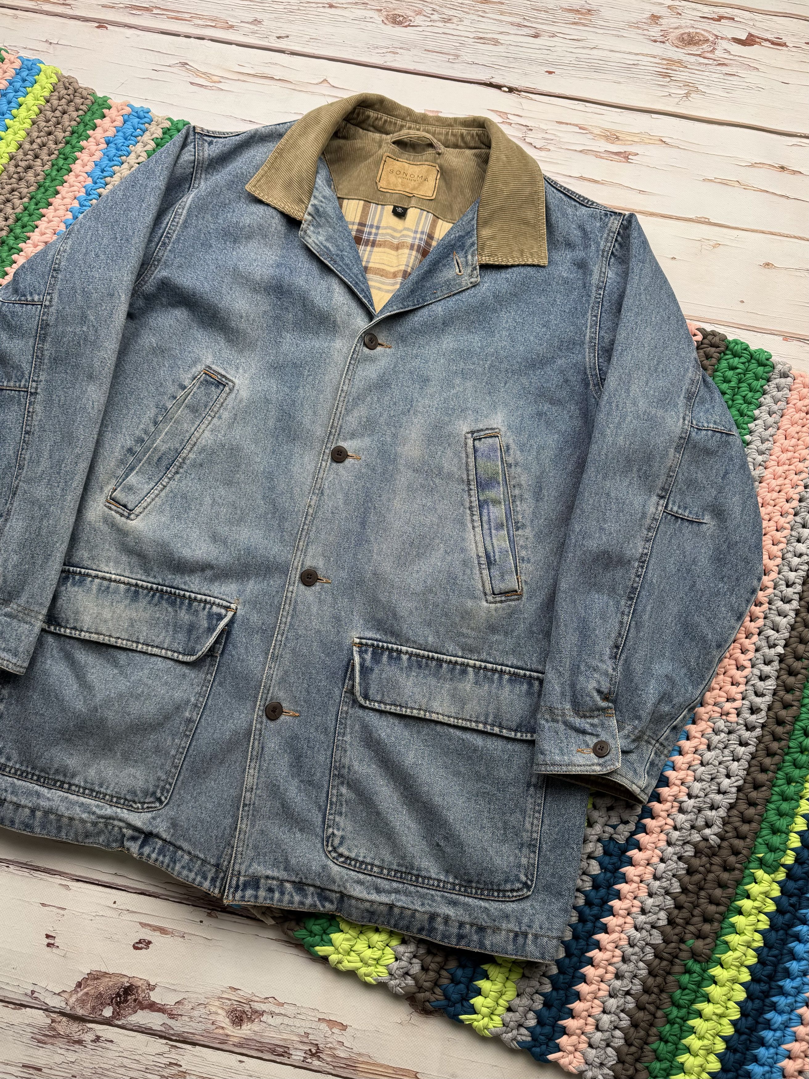 Sonoma Sonoma Vintage Denim Coat (ET1) Size US XL / EU 56 / 4 - 3 Thumbnail