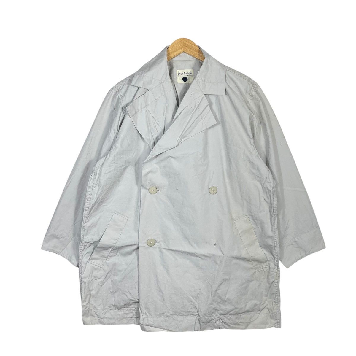 Issey Miyake Plantation Issey Miyake Double Breasted Oversized Jacket Size US M / EU 48-50 / 2 - 1 Thumbnail