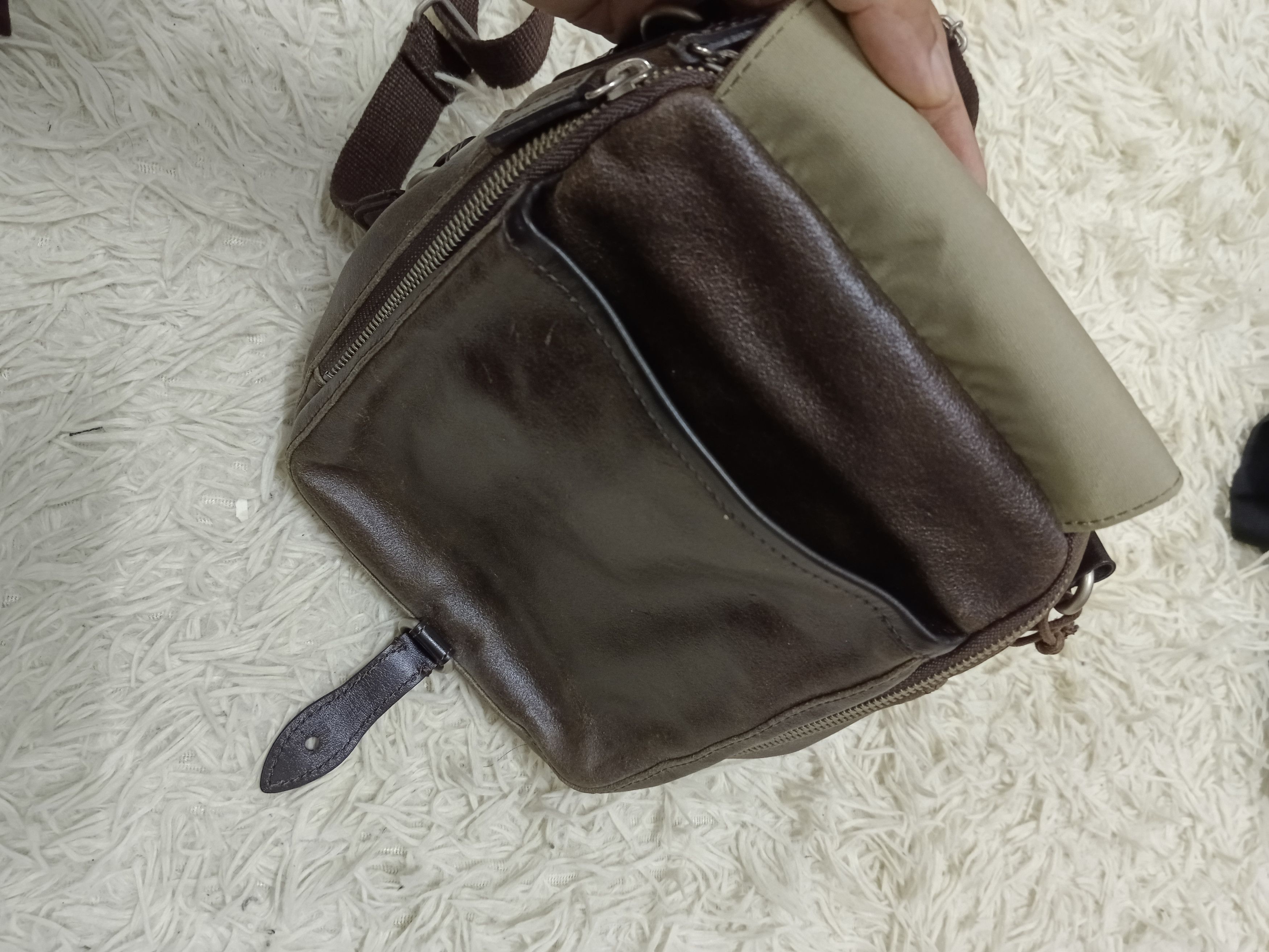 Leather Walkway Patina Leather Sling/Crossbody Size ONE SIZE - 7 Thumbnail