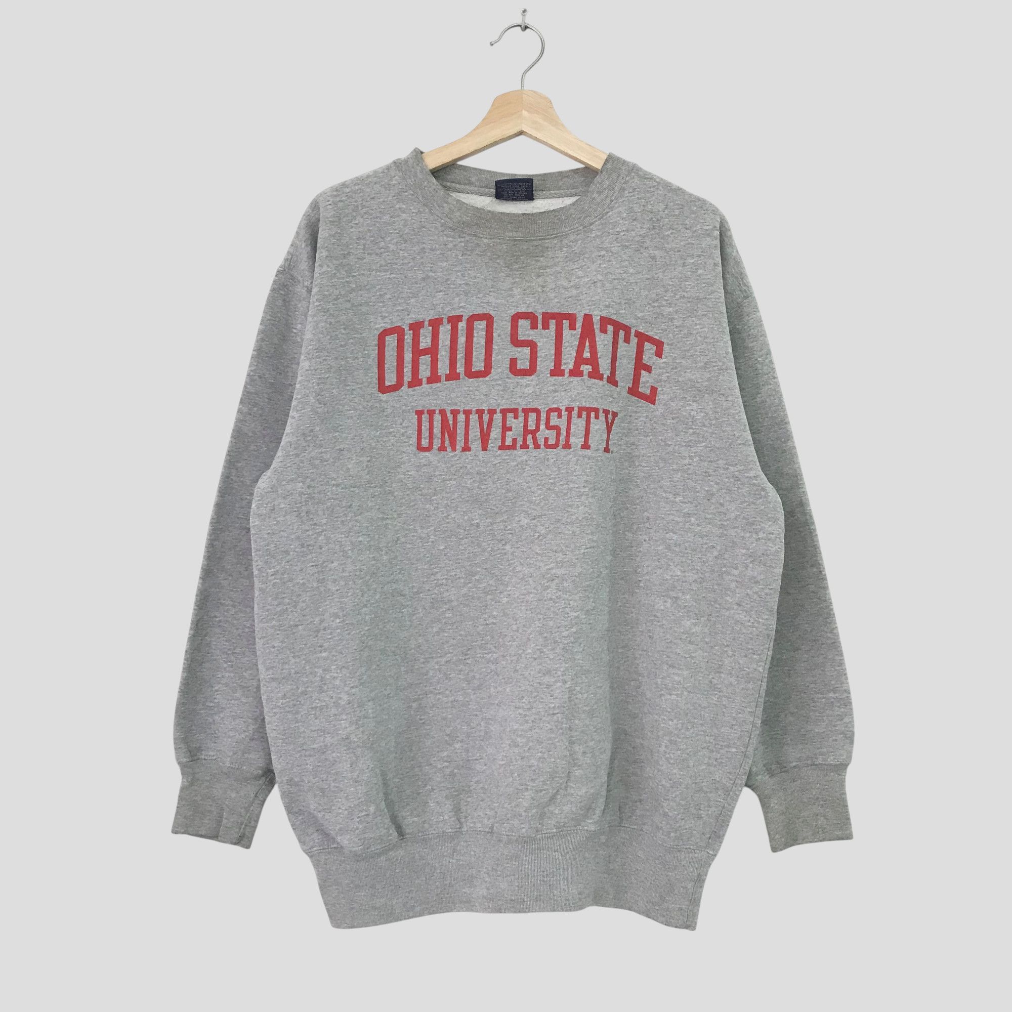 Vintage Vintage Ohio State University Gray Sweatshirt - 380 Size US L / EU 52-54 / 3 - 1 Thumbnail