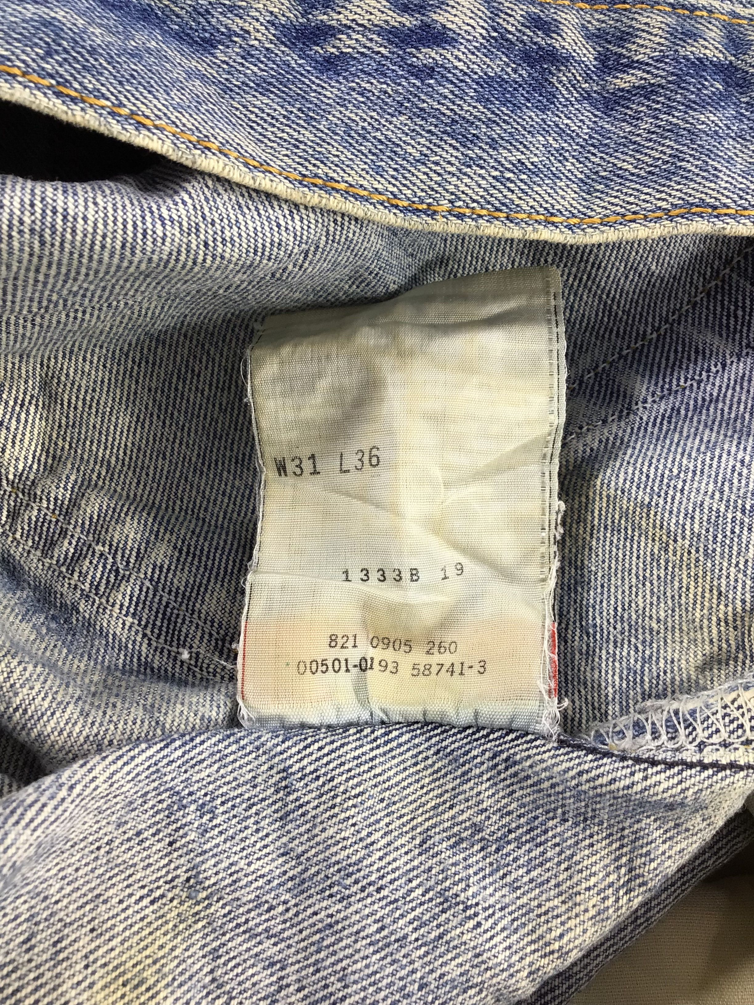 Levi's Vintage Levi's 501 Jeans Rusty Wash Distressed Denim KJ284 Size US 30 / EU 46 - 13 Thumbnail