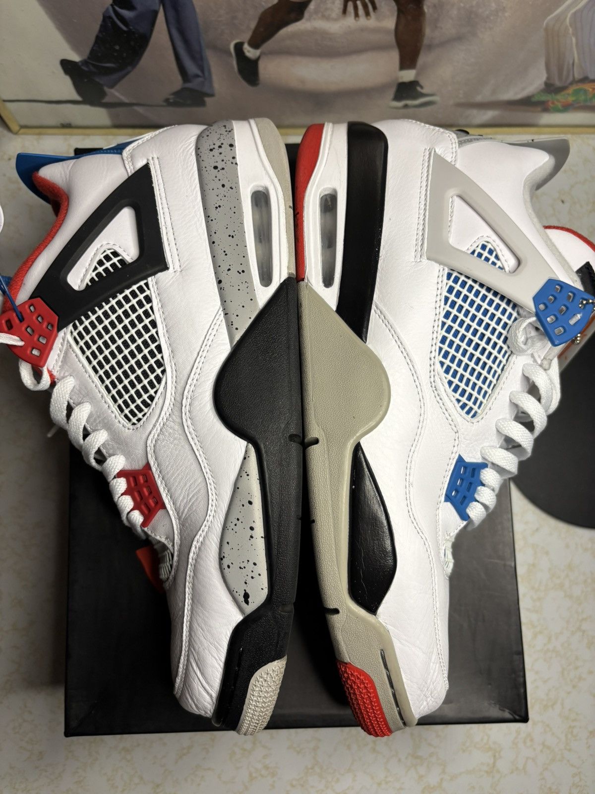 Jordan Brand Air Jordan 4 Retro What The 2019 Size US 12 / EU 45 - 4 Thumbnail