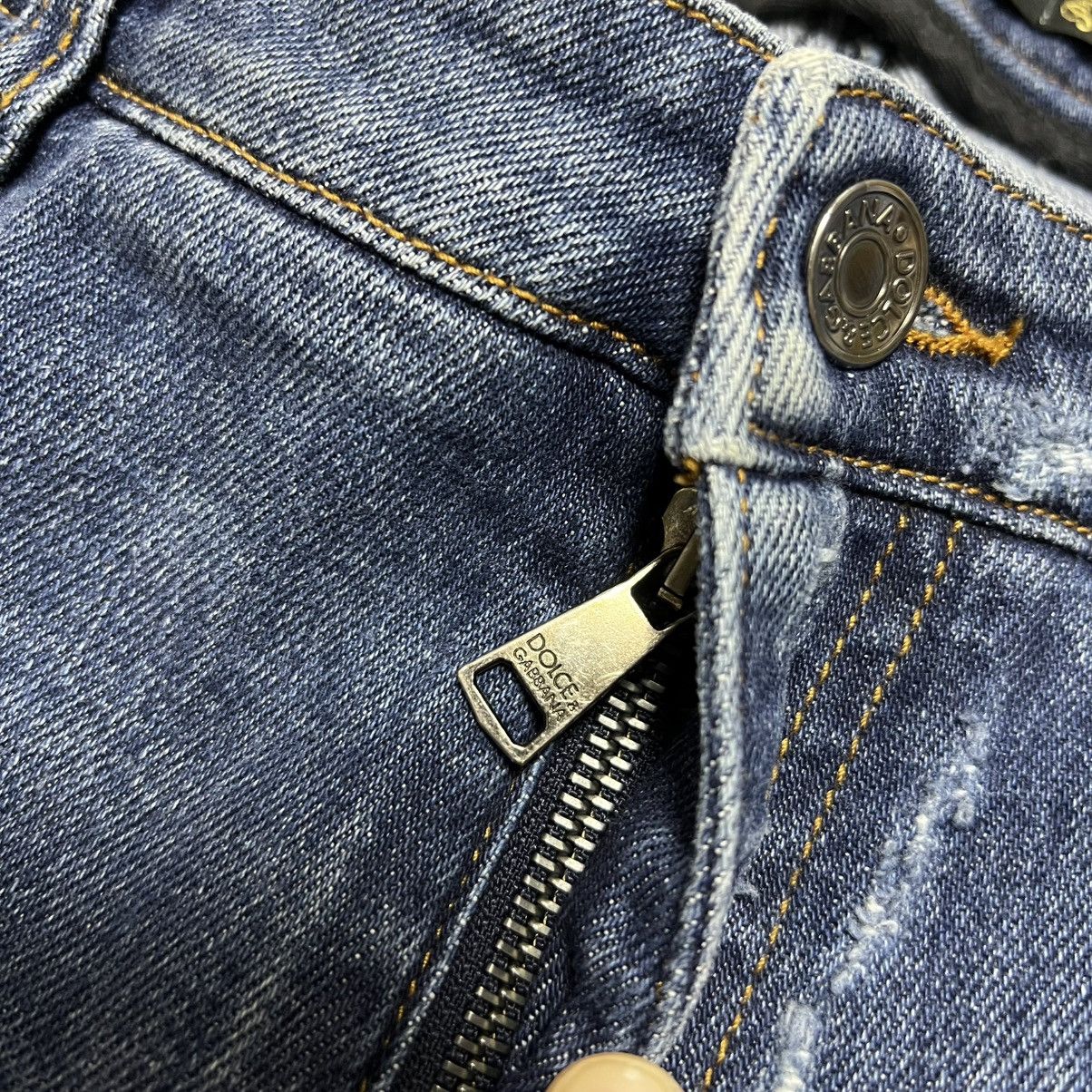 Dolce & Gabbana Dolce & Gabbana Slim Jeans Pretty Distressed Woman’s Size 48 Size 34" / US 12 / IT 48 - 17 Thumbnail