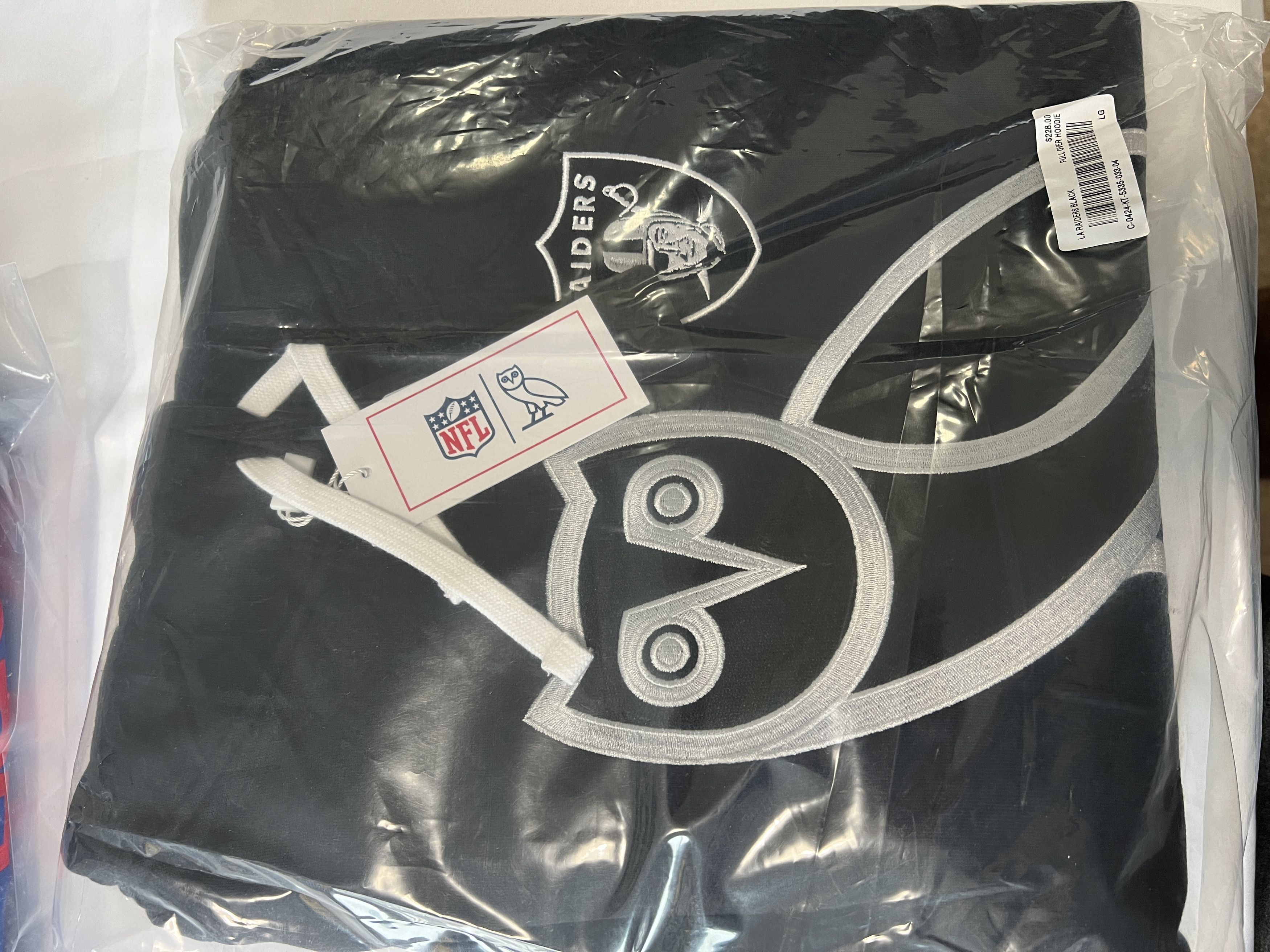 Drake *RARE* OVO x NFL LAS VEGAS RAIDERS OG OWL ICON TEAM HOODIE | Grailed
