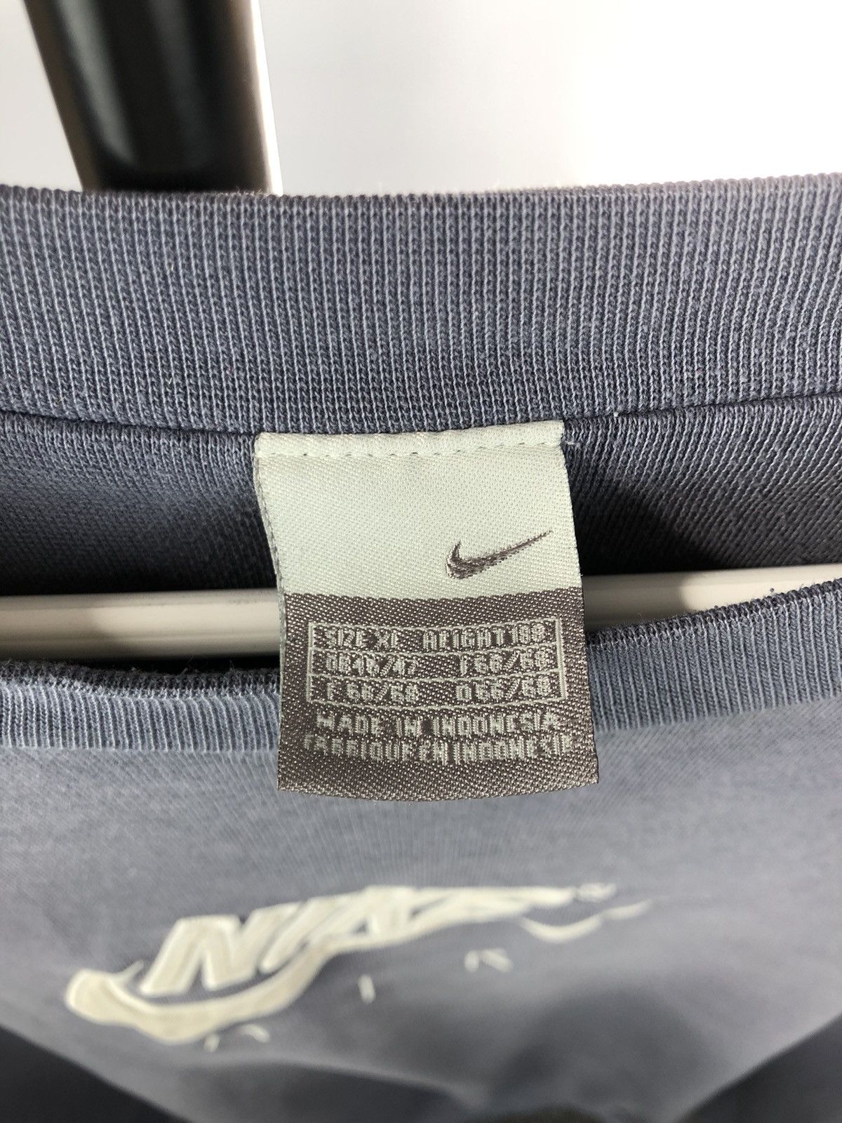Nike × Vintage Nike Air vintage 00s Big logo Sweatshirt Size US XL / EU 56 / 4 - 4 Thumbnail