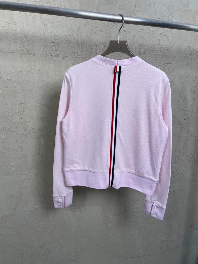 Thom Browne Thom Browne size2 Knitted cardigan with colored stripes on Size US M / EU 48-50 / 2 - 2 Thumbnail