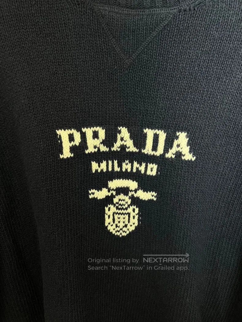 Prada Prada Navy Logo Sweater 99 New. Size US XXL / EU 58 / 5 - 6 Thumbnail