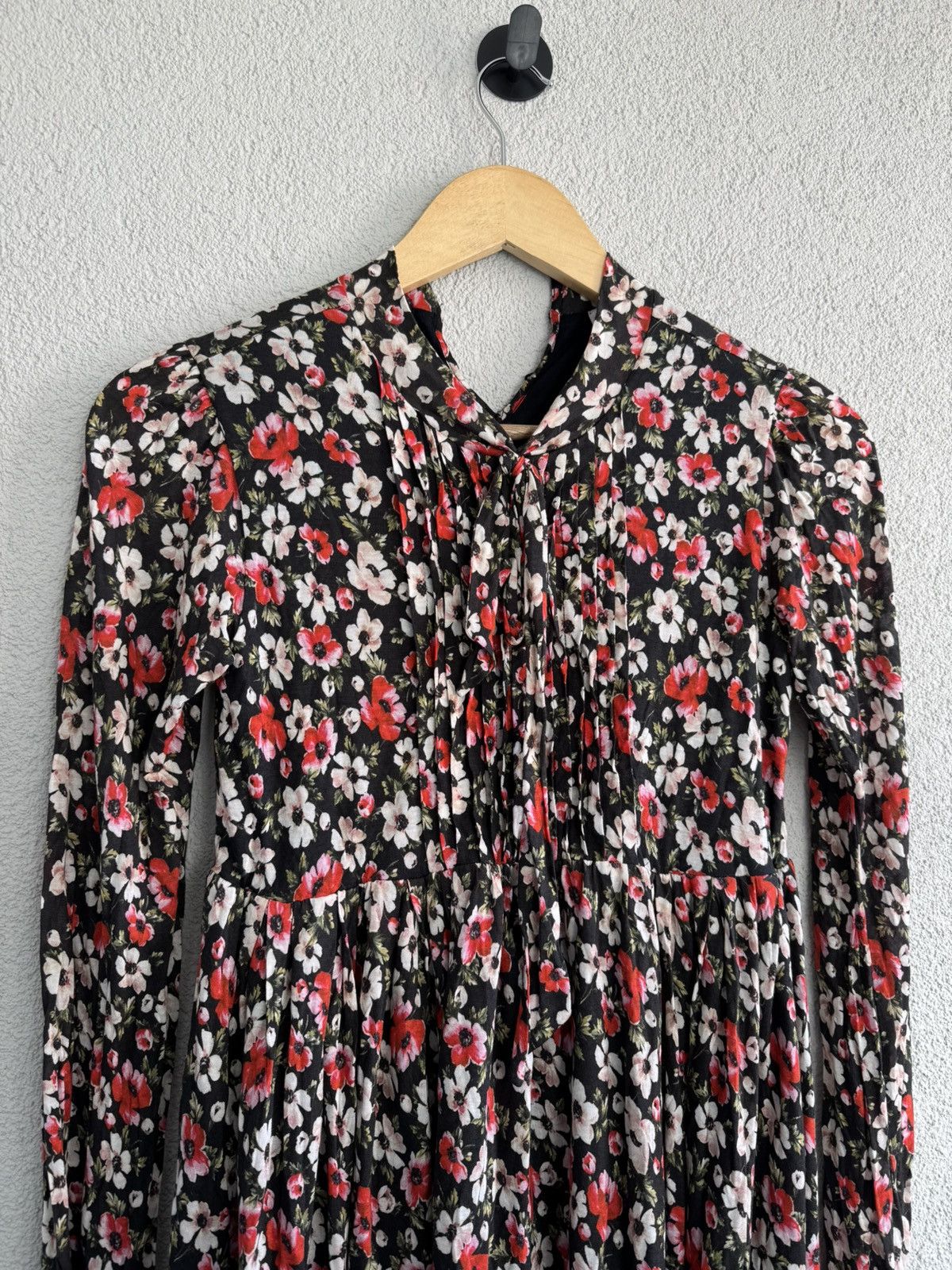 Dolce & Gabbana Dolce & Gabbana Dress Floral Long Sleeve Size XXS / US 00 / IT 34 - 3 Thumbnail