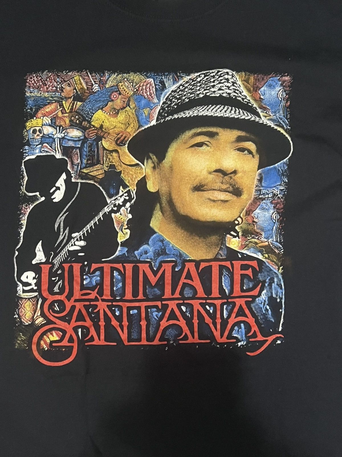 Band Tees × Vintage RARE- Vintage CARLOS SANTANA T- Shirt Size US L / EU 52-54 / 3 - 4 Thumbnail