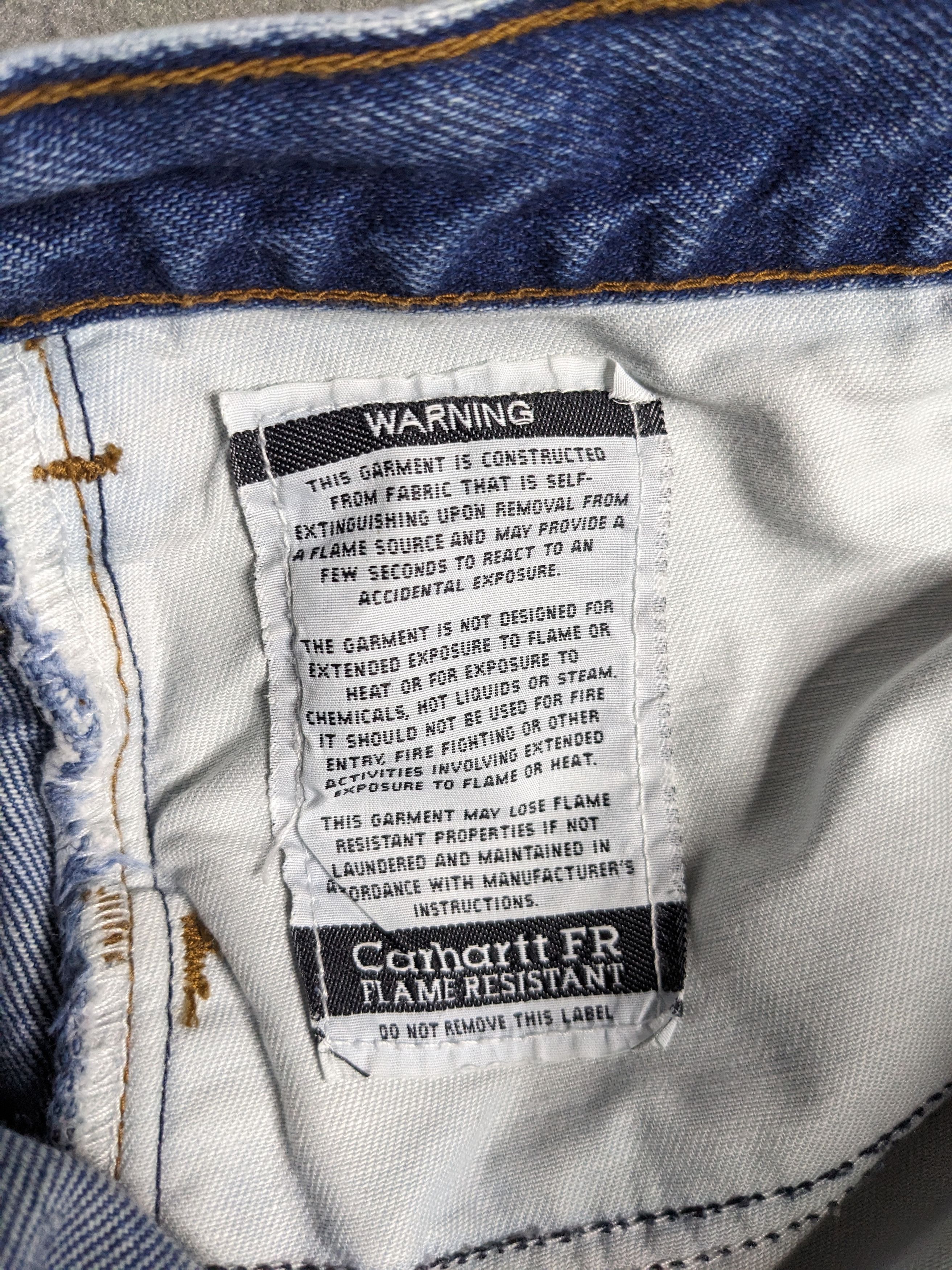 Carhartt Carhartt FR Flame Resistant Jeans Mens 34x31 Baggy Denim Size US 34 / EU 50 - 13 Thumbnail