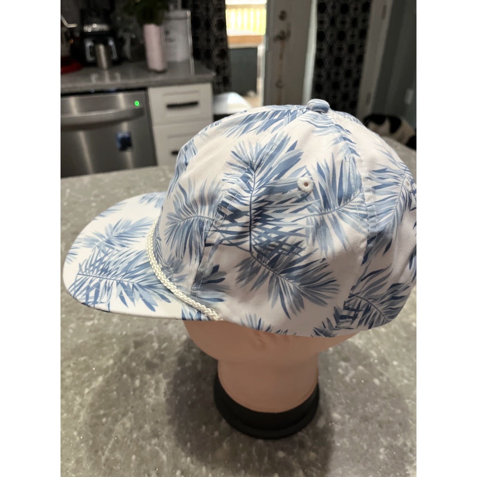 Imperial Imperial DNA Project Dry Martini Floral Golf Strapback Blue White Baseball Cap Unisex Adults Adjustable Polyester Size ONE SIZE - 2 Thumbnail