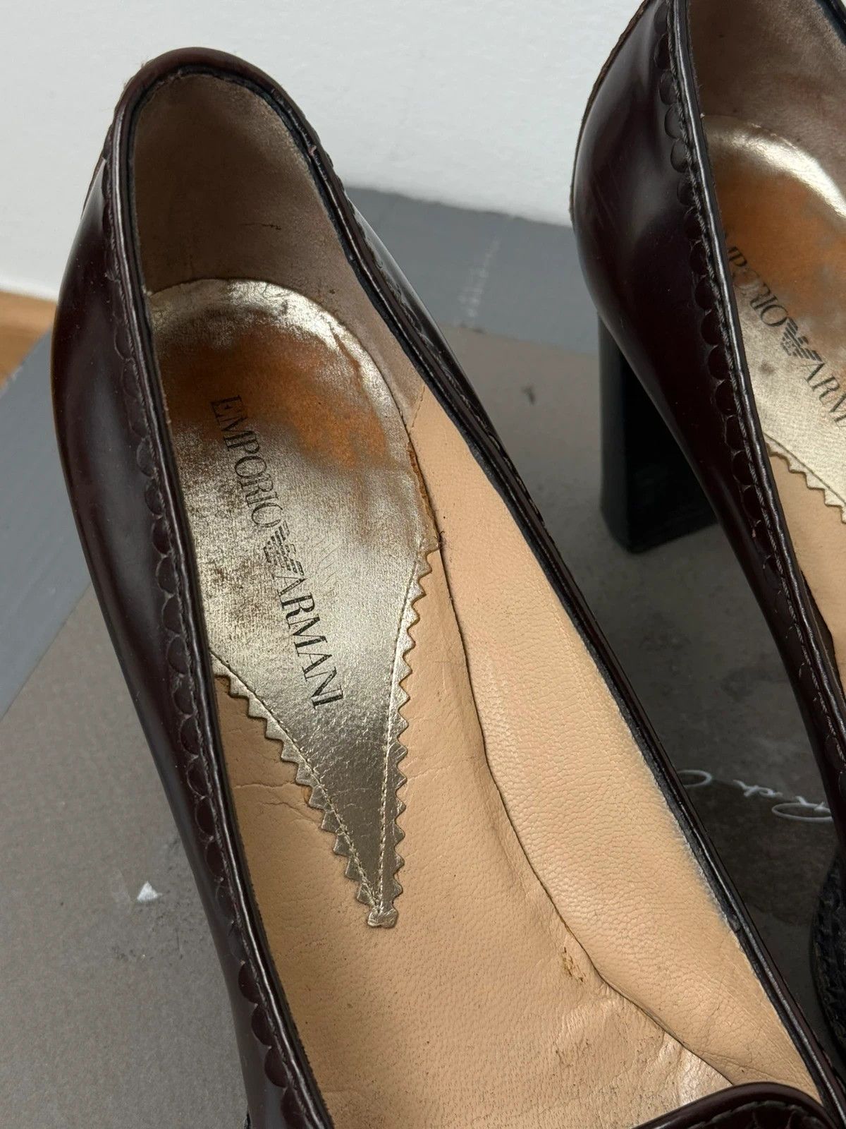 Emporio Armani Emporio Armani heels vintage luxury old money 2000s Size US 8.5 / IT 38.5 - 6 Thumbnail