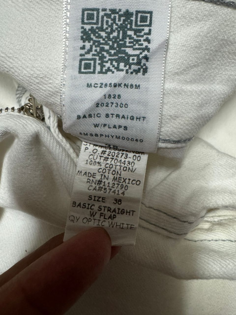 True Religion 💥BigSize💥Y2K True Religion Straight Sick Thrashed White Jean Size US 38 / EU 54 - 23 Thumbnail
