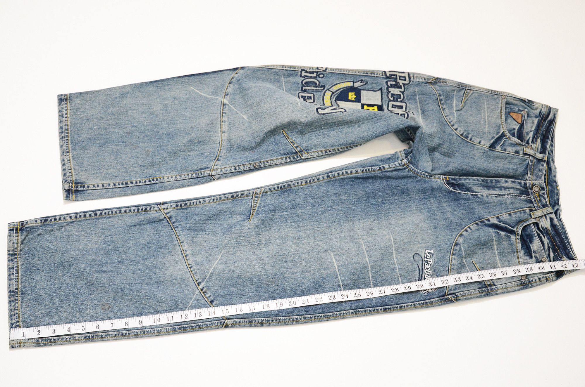 Other Le Paco Jeans Y2K Loose Fit Hiphop New York Streetwear Size US 30 / EU 46 - 17 Thumbnail
