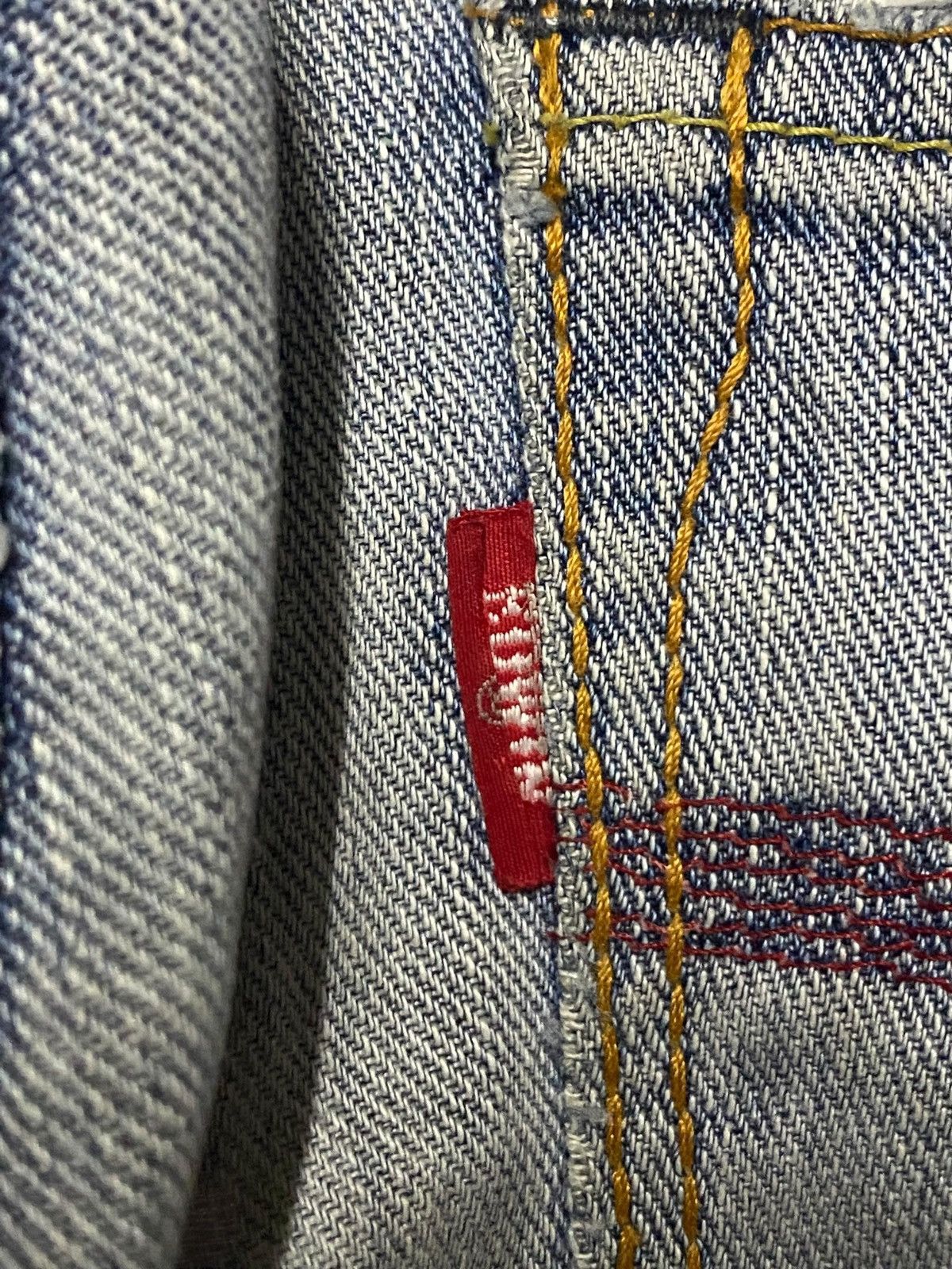 Junya Watanabe Vintage Edwin EG 503 Light Wash Distressed Baggy Jeans Size US 32 / EU 48 - 13 Thumbnail