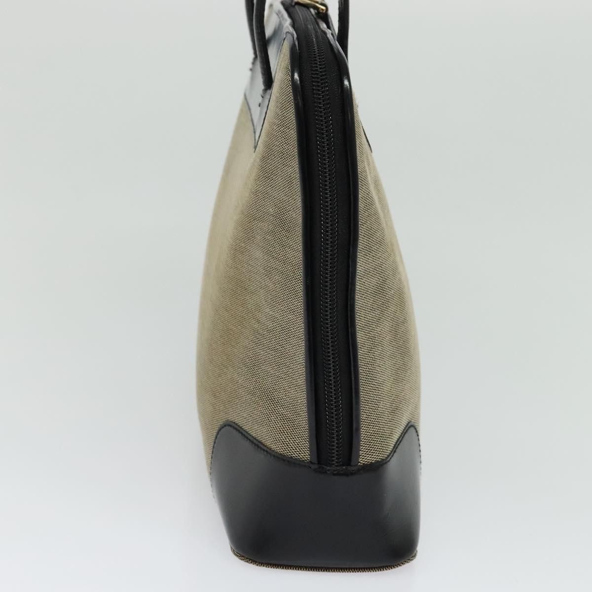 Gucci GUCCI Tote Bag Canvas Leather Gray Black Silver 002 002 Size ONE SIZE - 4 Thumbnail