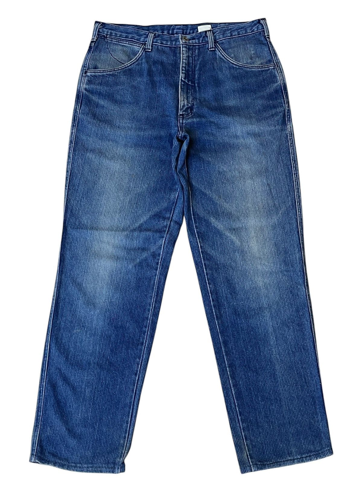 Wrangler RARE🔥VINTAGE JAPANESE WRANGLER x ATOMIC AGE JEANS Size US 33 - 1 Thumbnail