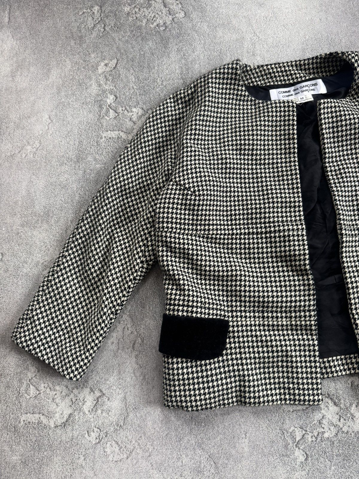 Comme des Garcons Comme des Garcons M/size wmns blazer wool jacket tweed Size M / US 6-8 / IT 42-44 - 6 Thumbnail