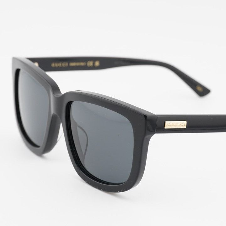 Gucci Gucci GG1317SA 001 Sunglasses Black Square Frame, Grey Size ONE SIZE - 8 Thumbnail